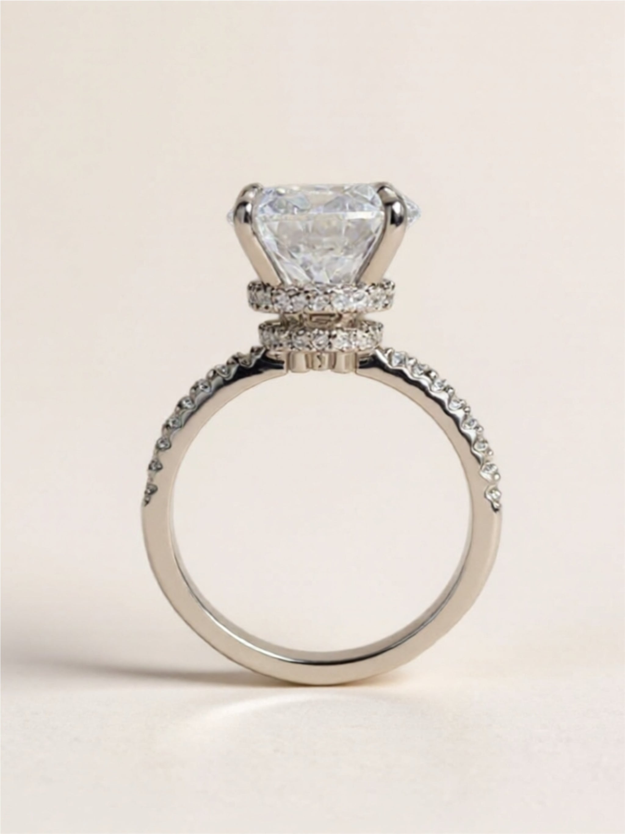 5 Carat Moissanite 925 Sterling Silver Ring