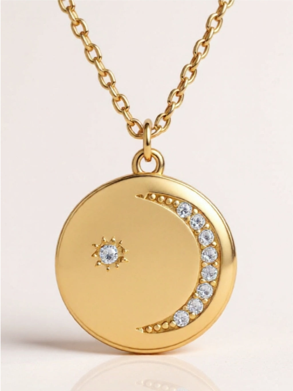 Moissanite Round 925 Sterling Silver Pendant Necklace