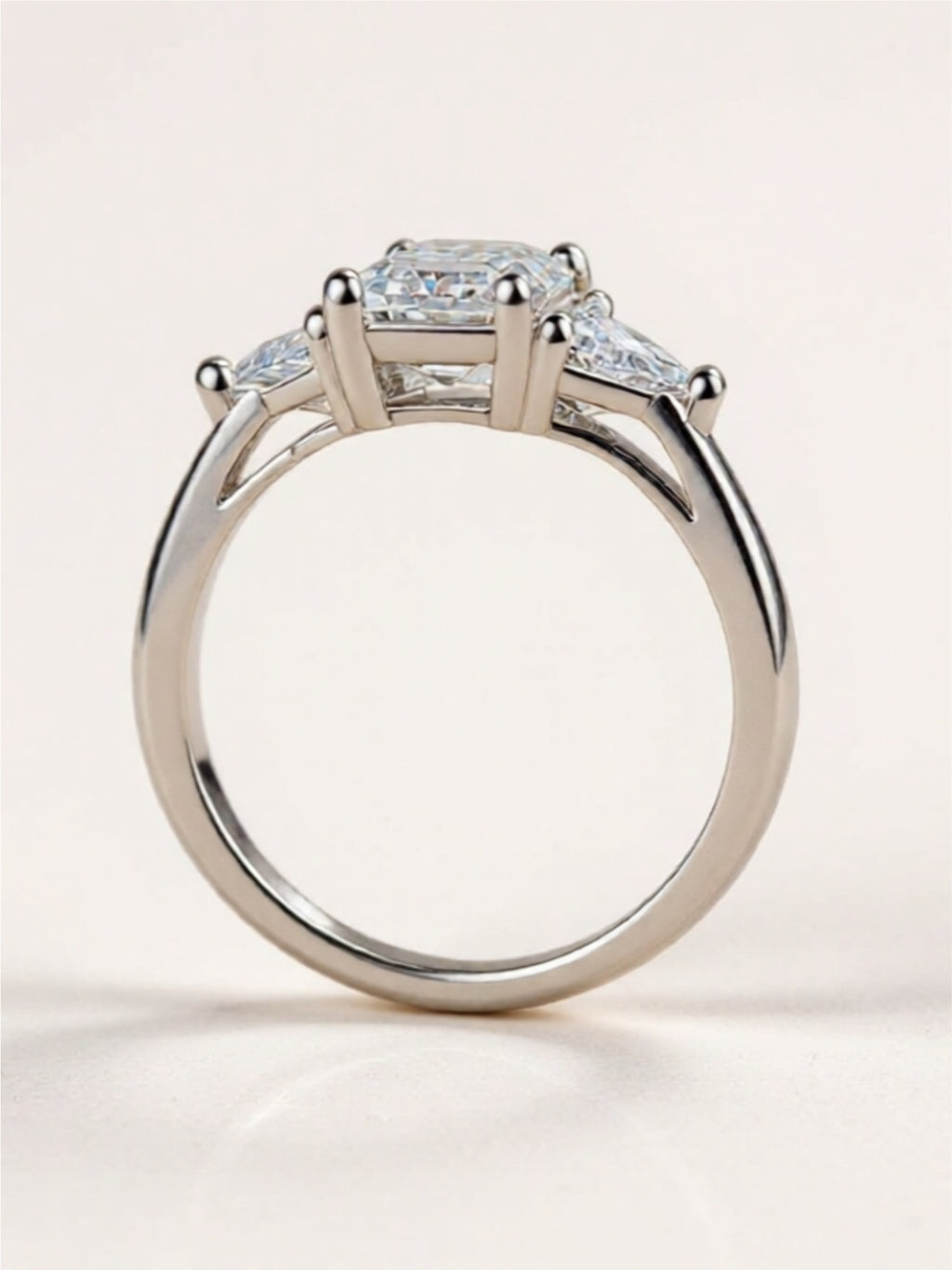 3 Carat Moissanite 925 Sterling Silver Ring