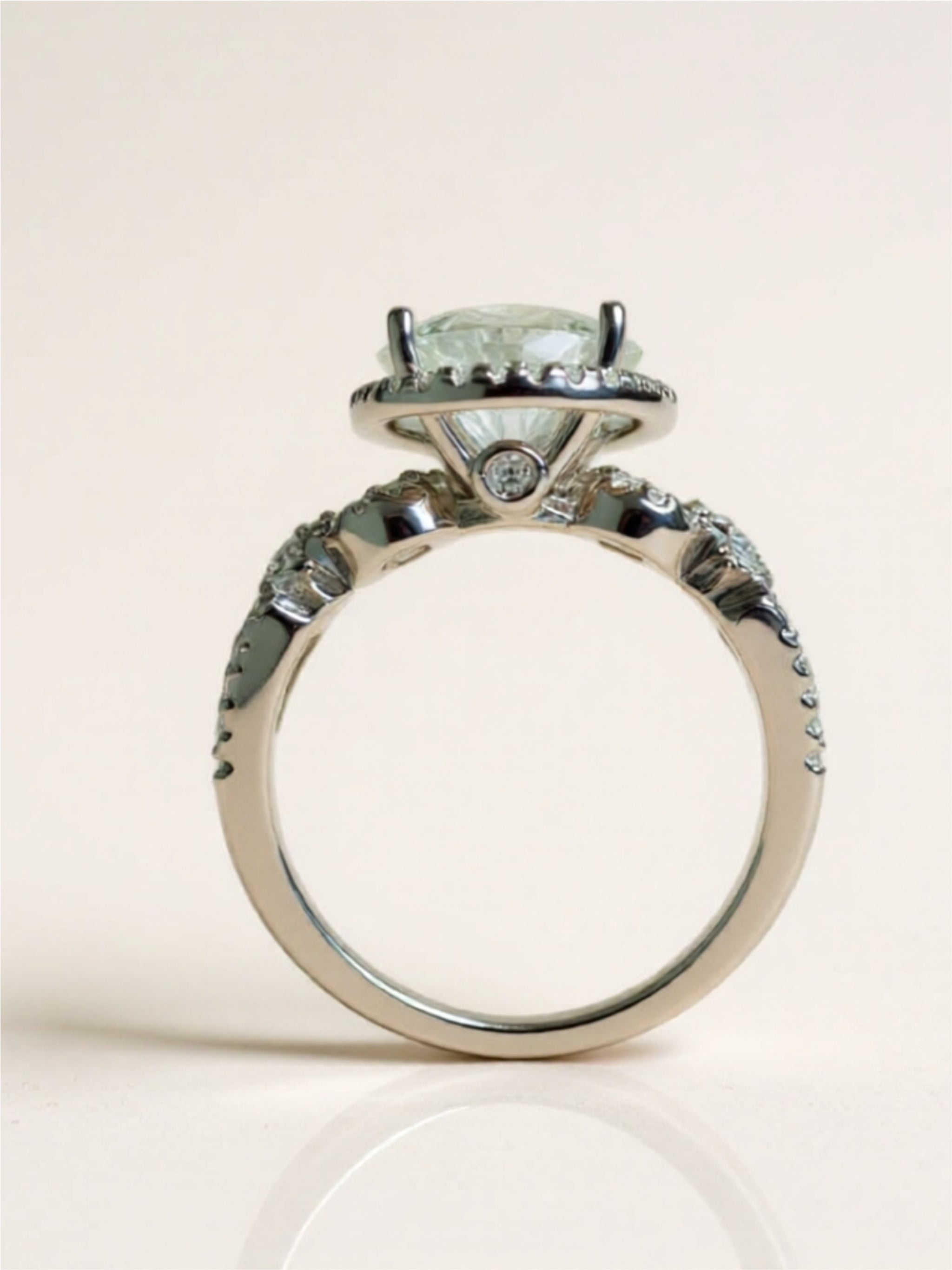 3 Carat 925 Sterling Silver Moissanite Ring