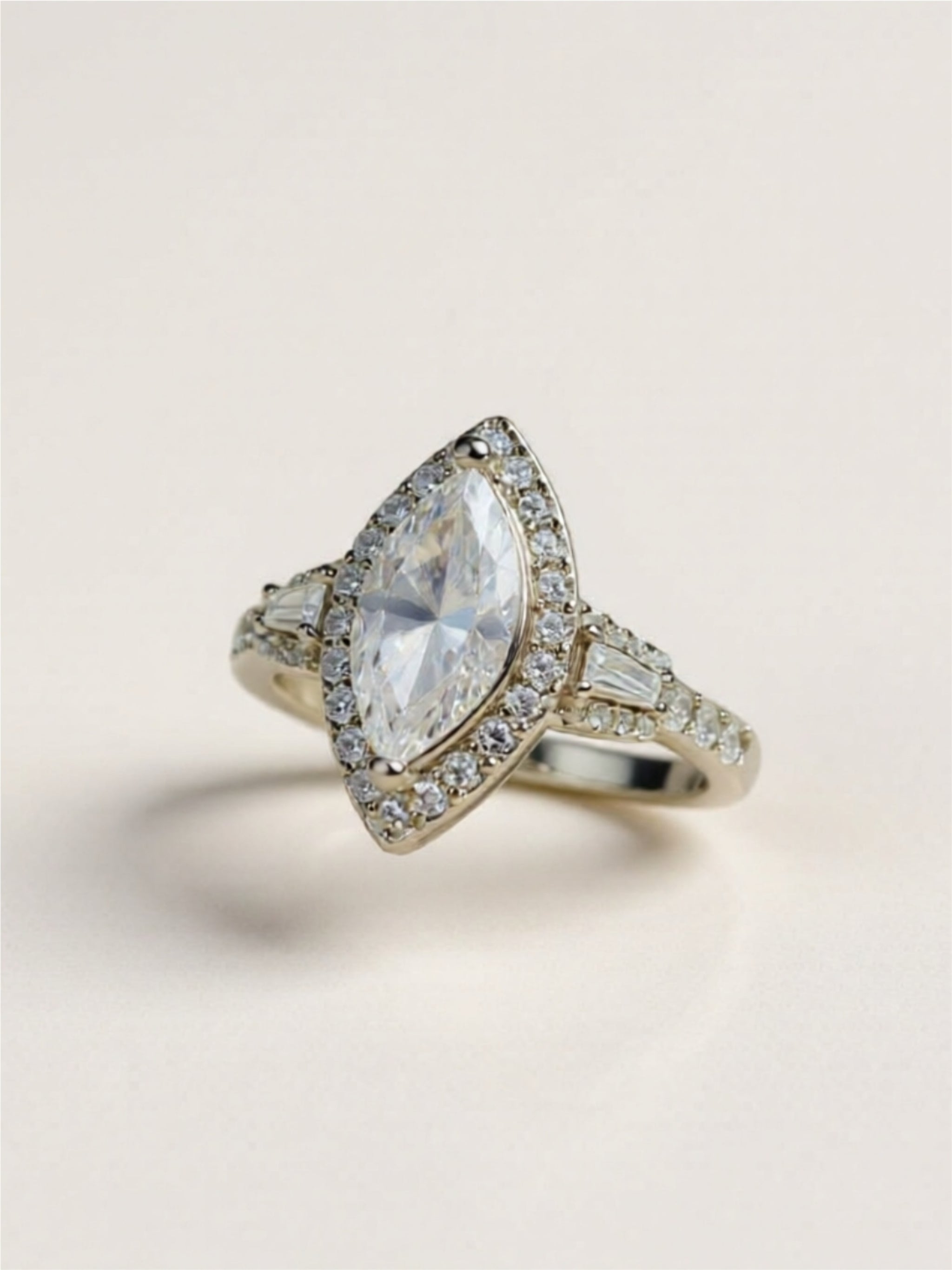 2 Carat Moissanite 925 Sterling Silver Ring