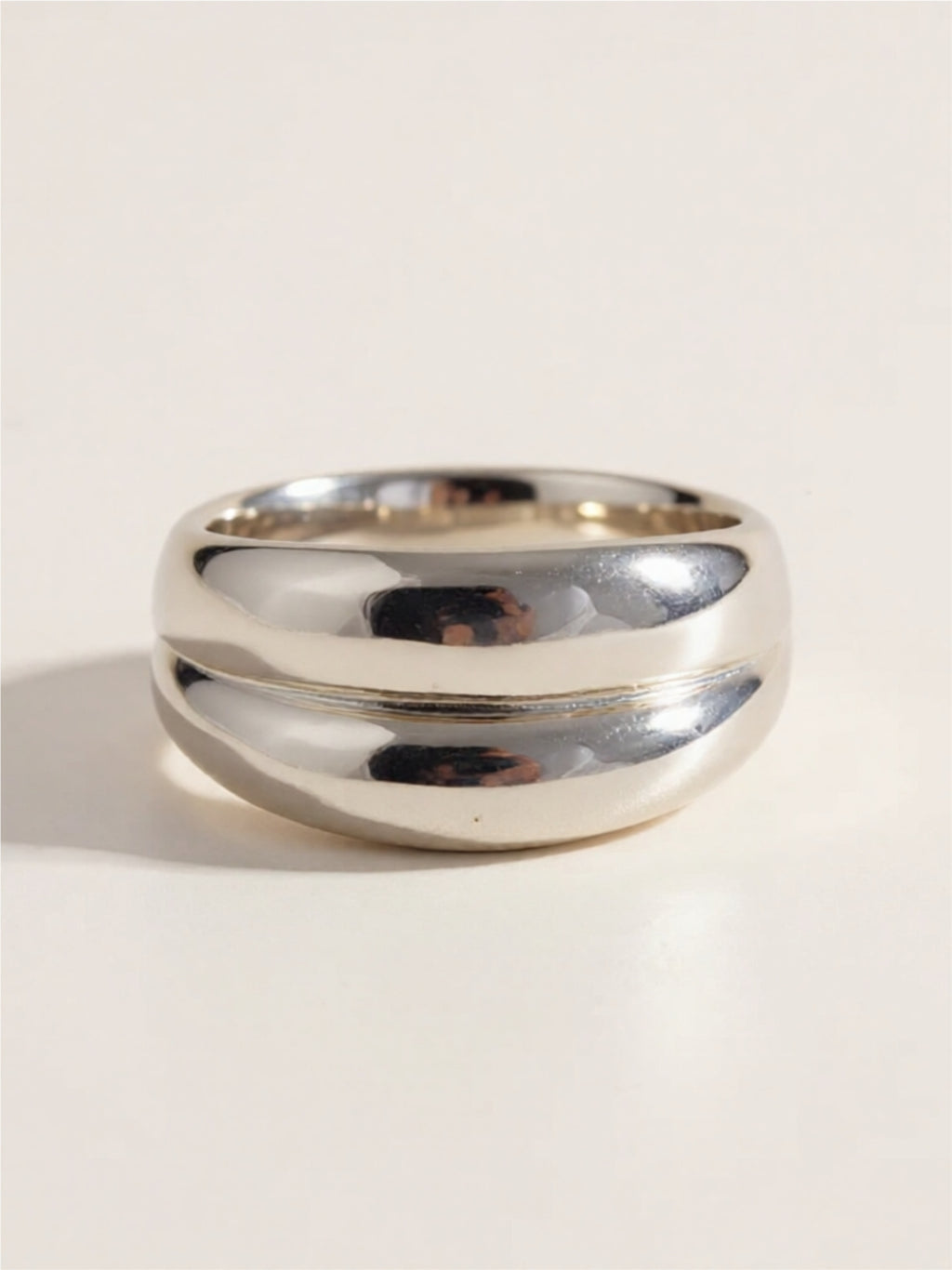 925 Sterling Silver Bulging Ring