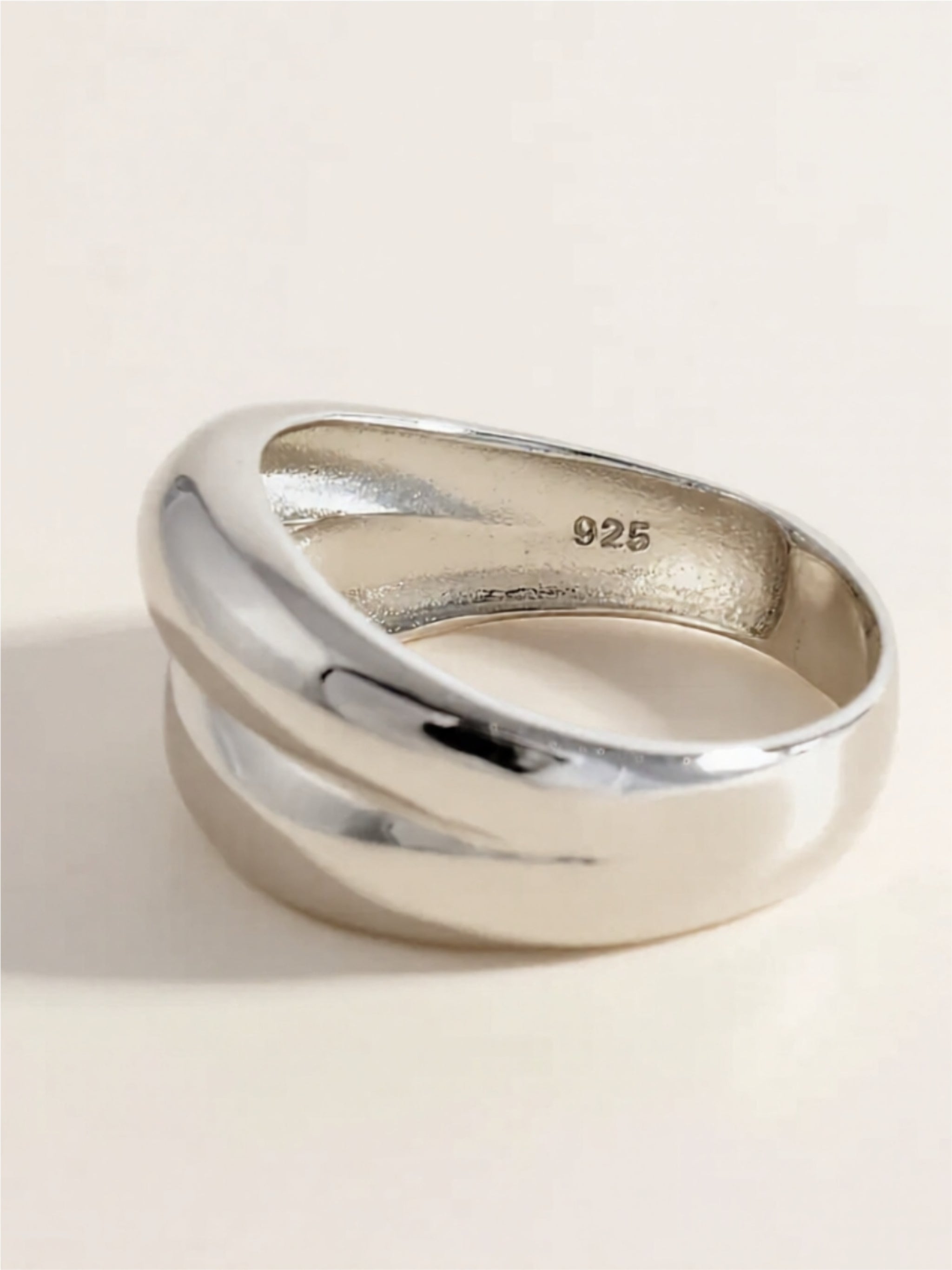 925 Sterling Silver Bulging Ring