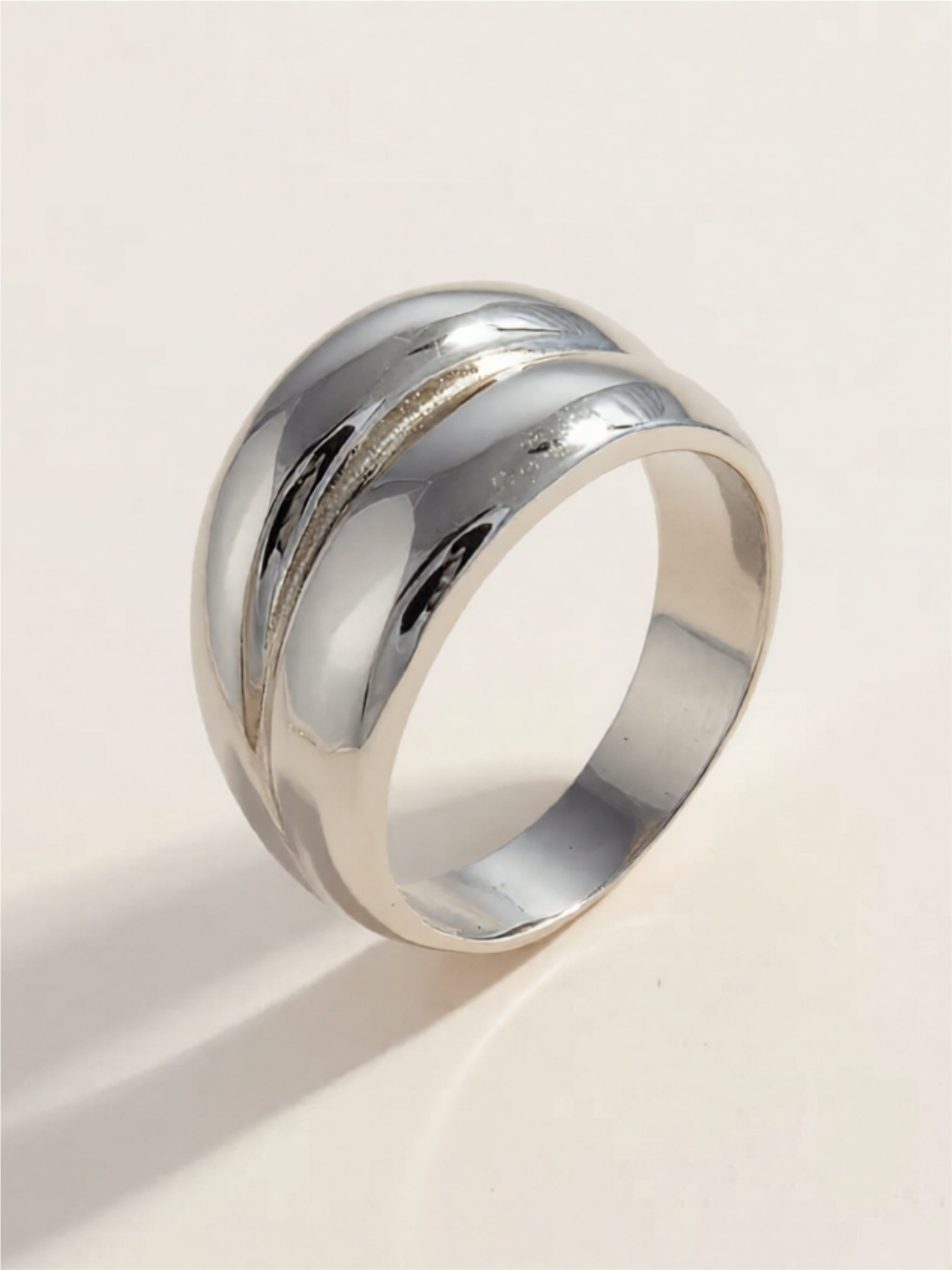 925 Sterling Silver Bulging Ring