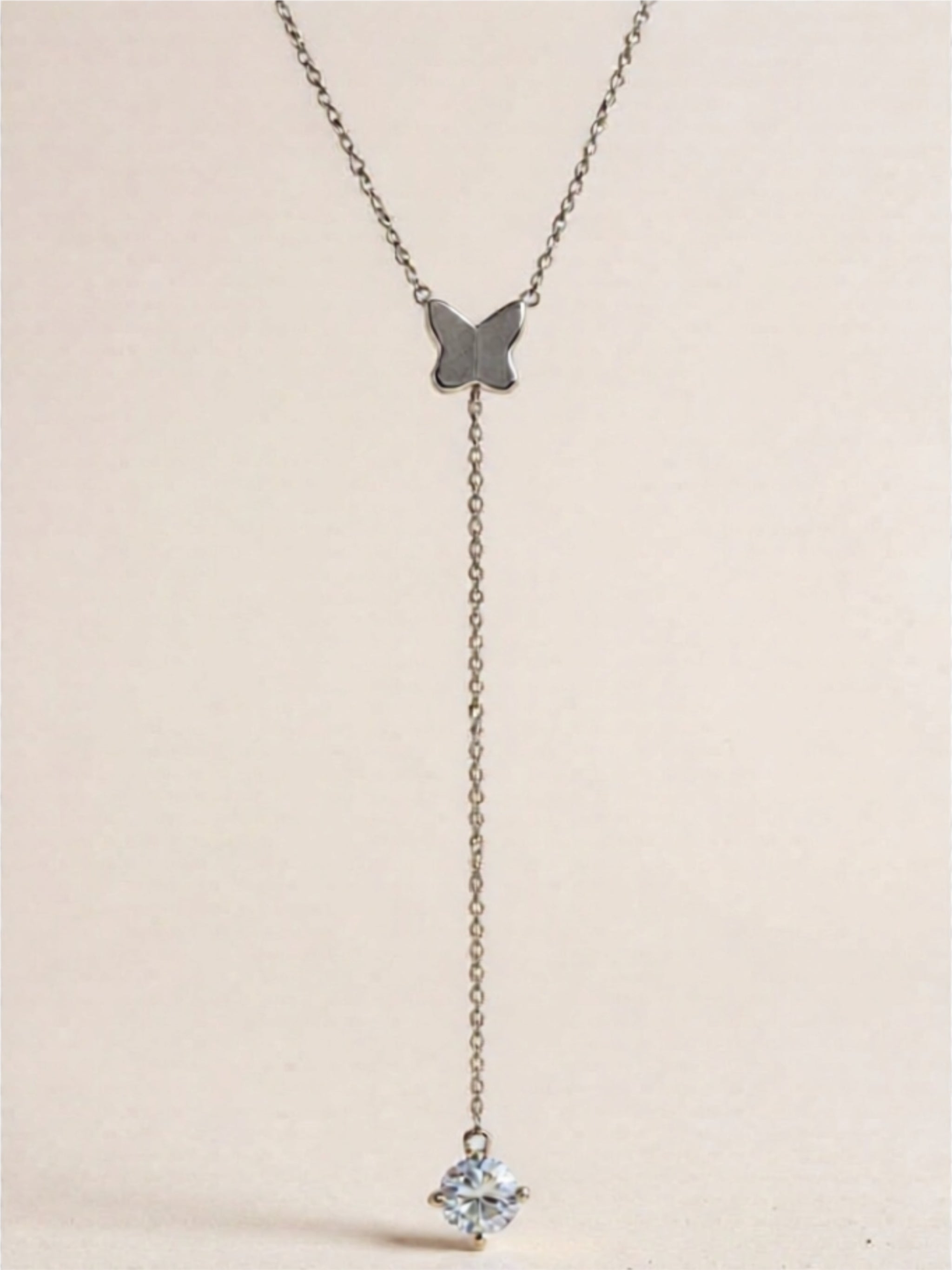 1 Carat Moissanite 925 Sterling Silver Necklace