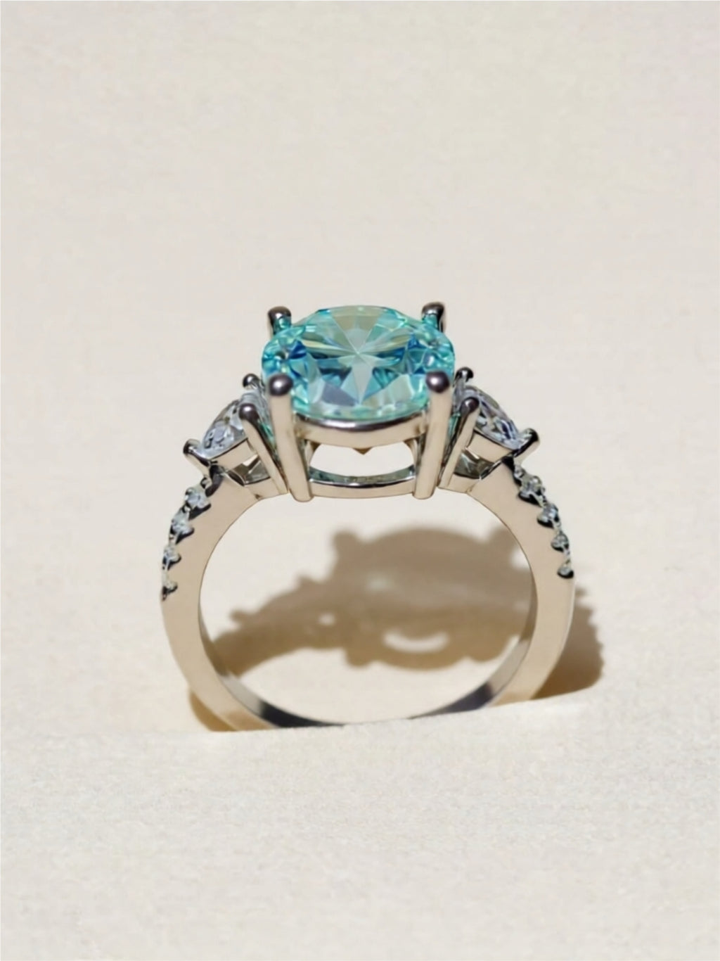 5 Carat Moissanite 925 Sterling Silver Ring