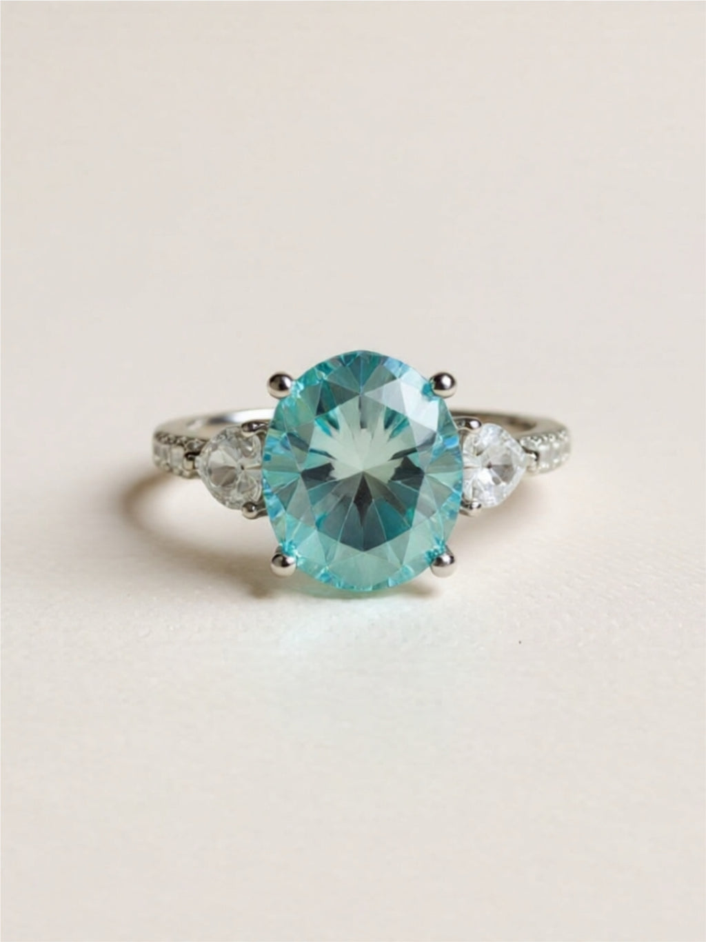 5 Carat Moissanite 925 Sterling Silver Ring