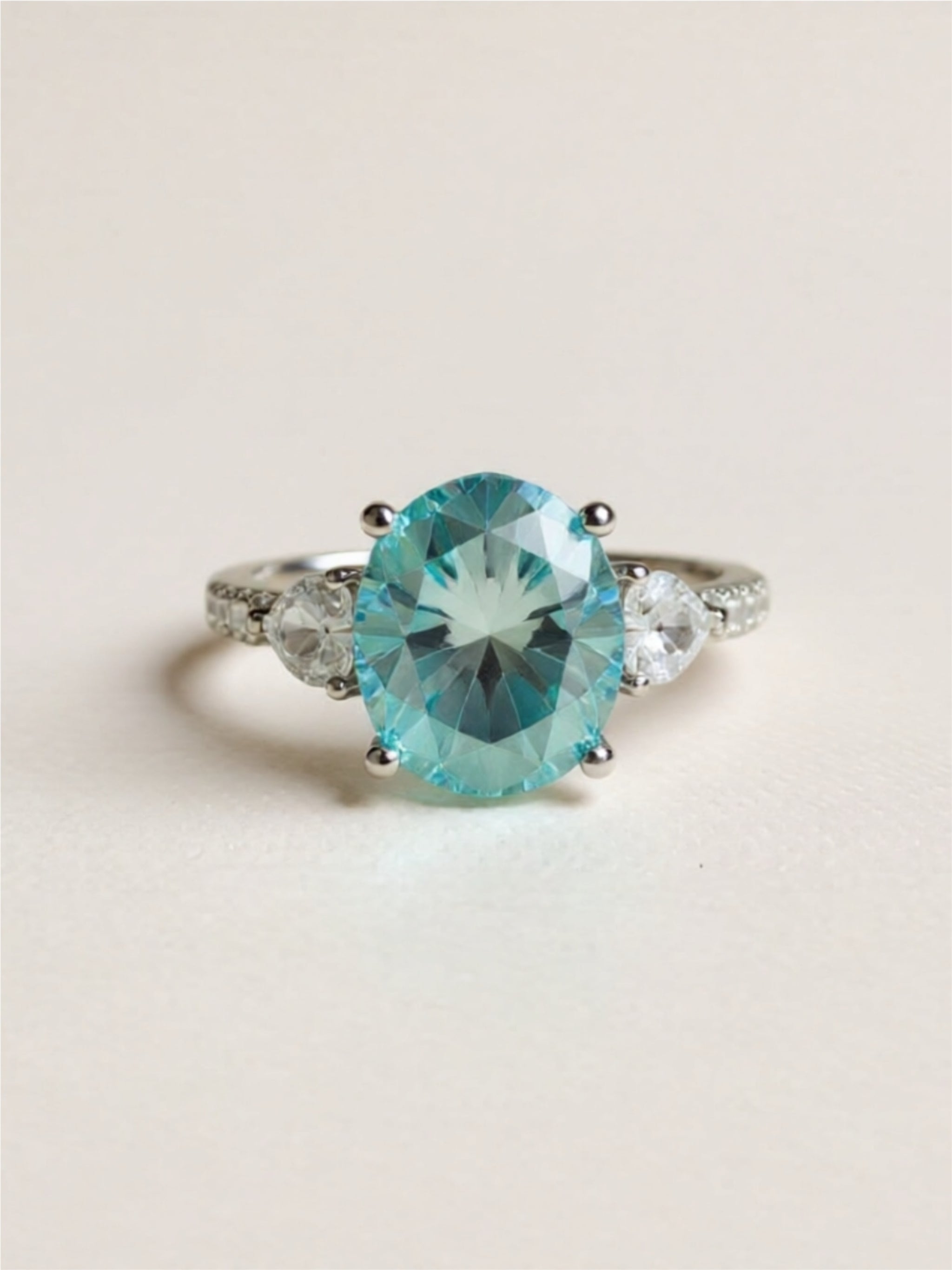 5 Carat Moissanite 925 Sterling Silver Ring