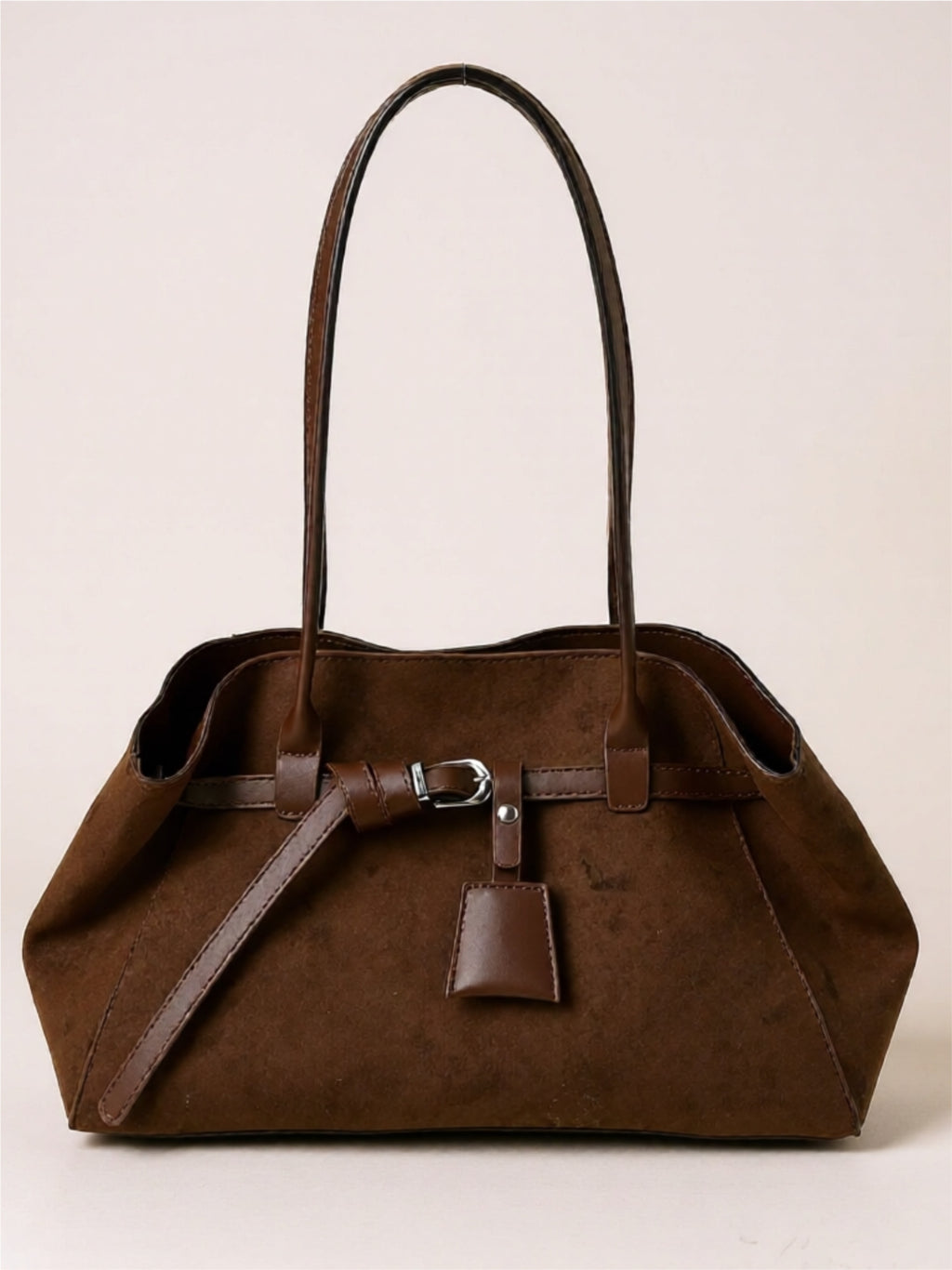 Matte Deerskin Velvet Handbag