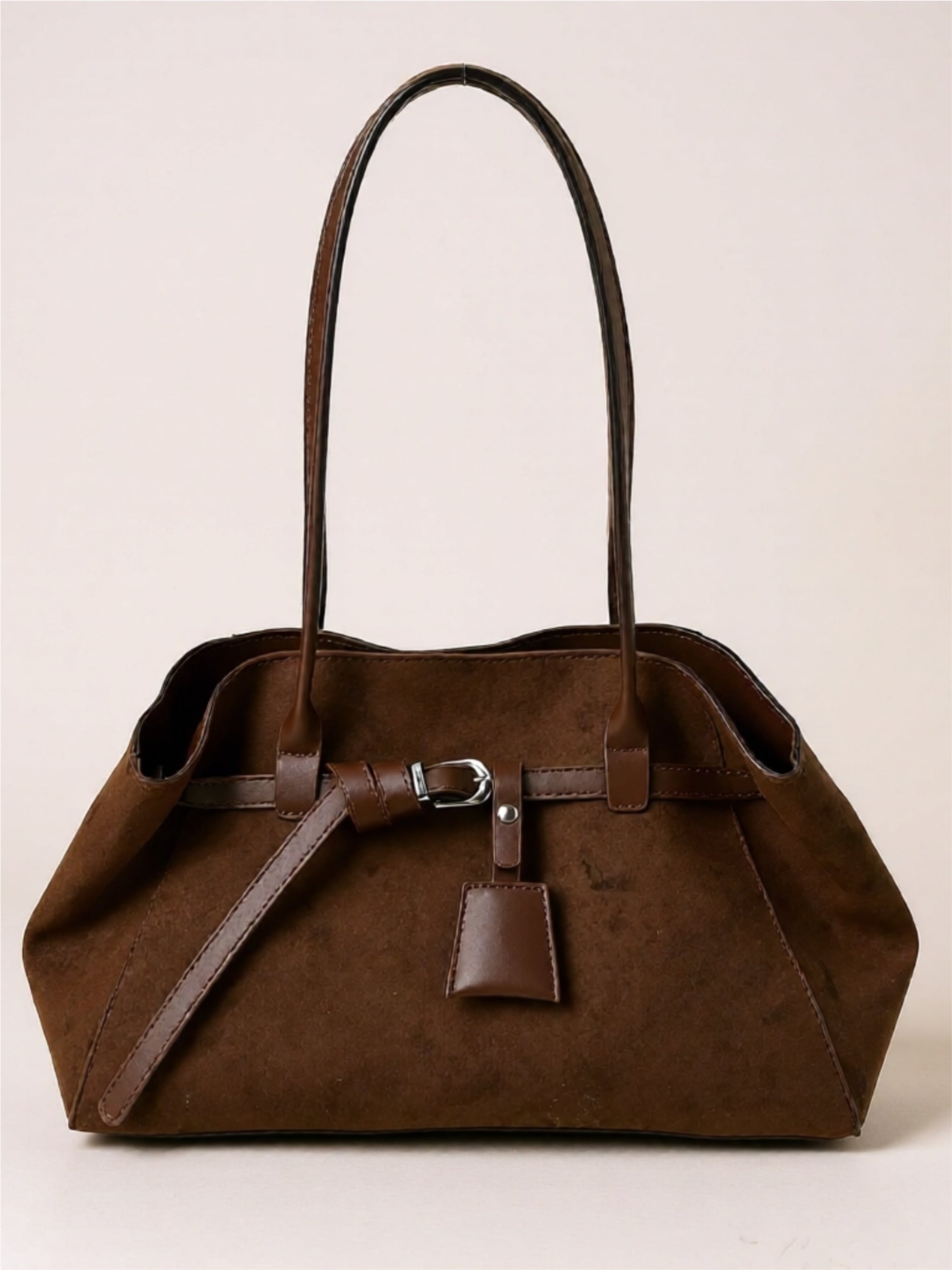 Matte Deerskin Velvet Handbag