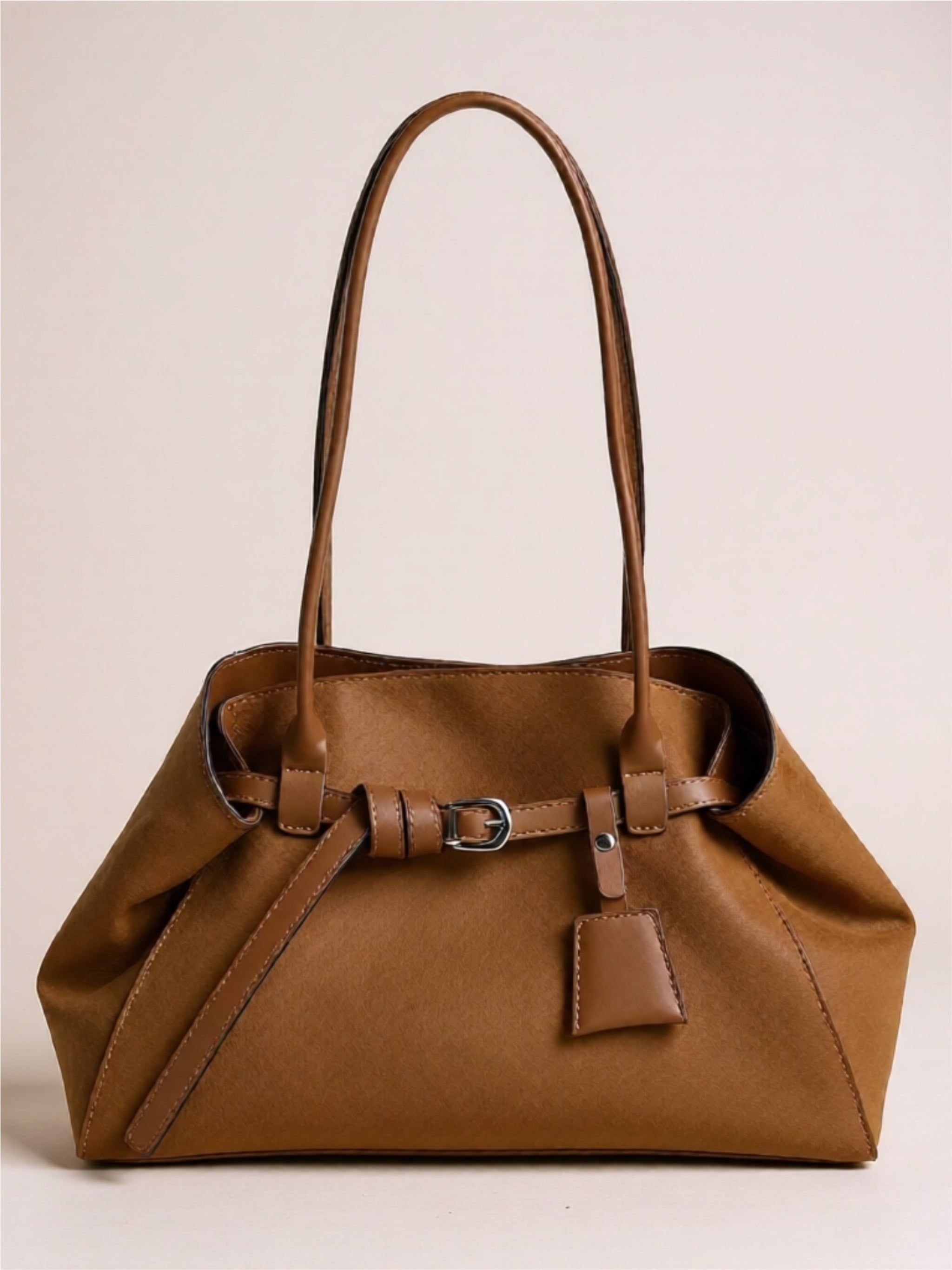 Matte Deerskin Velvet Handbag