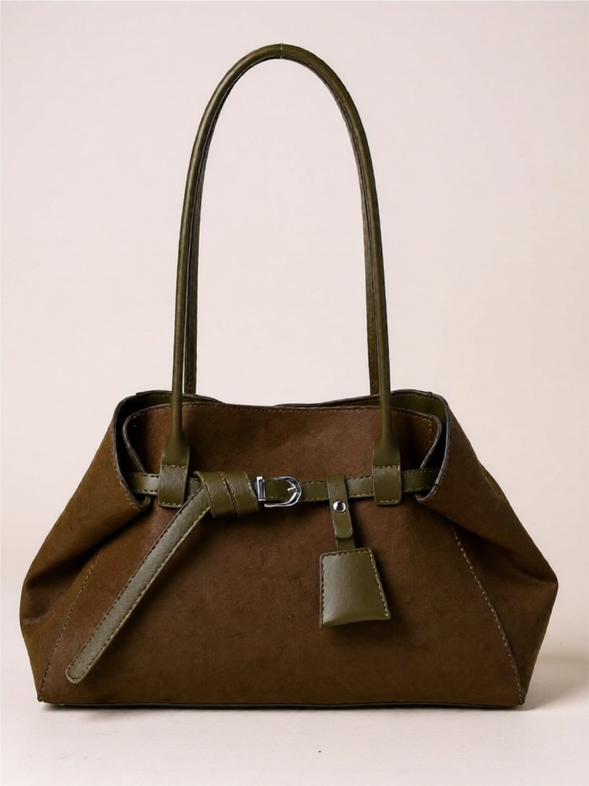 Matte Deerskin Velvet Handbag