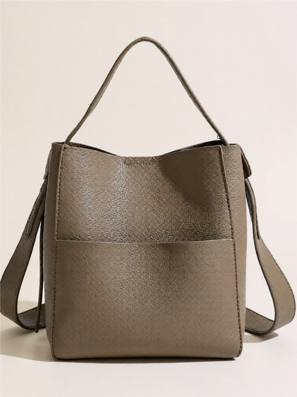 Vegan Leather Messenger Bag