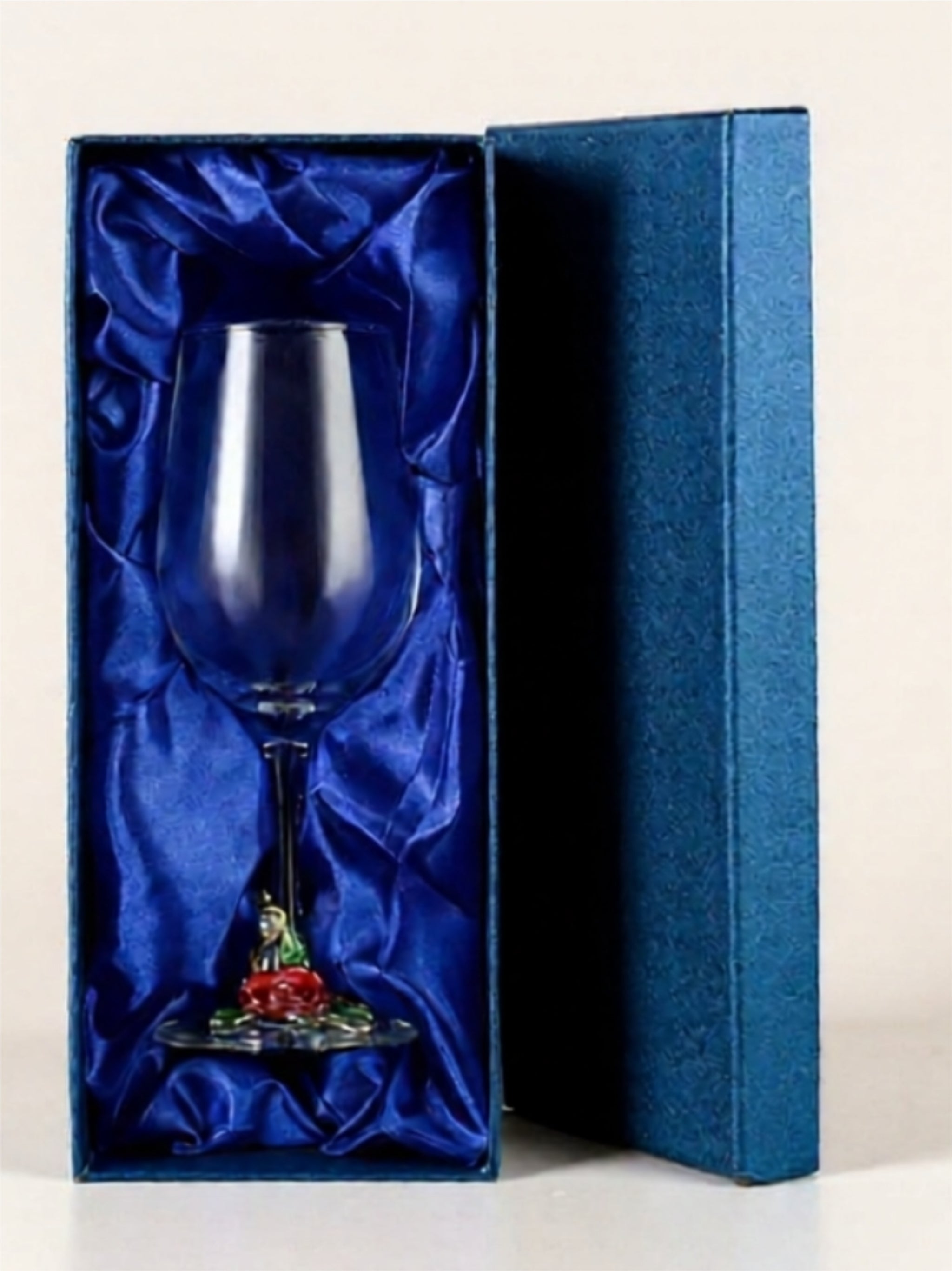 Hand-Blown Colorful Wine Glass