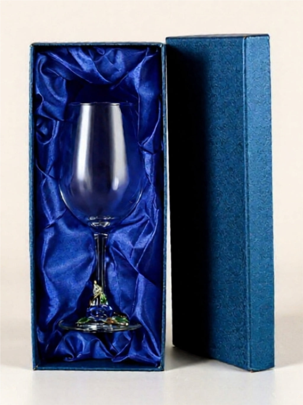 Hand-Blown Colorful Wine Glass