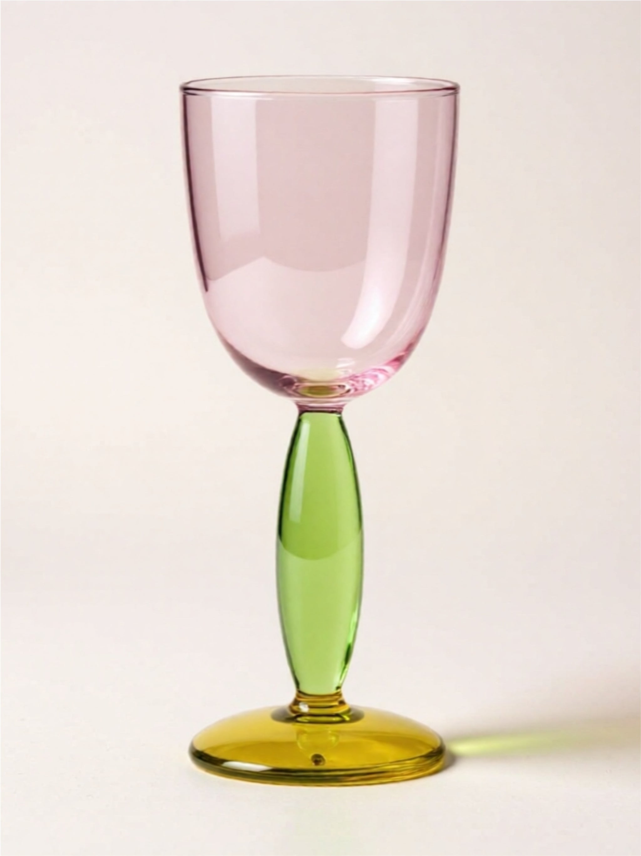Hand-Blown Colorful Glassware – Wine Glass, Round Glass, or Decanter
