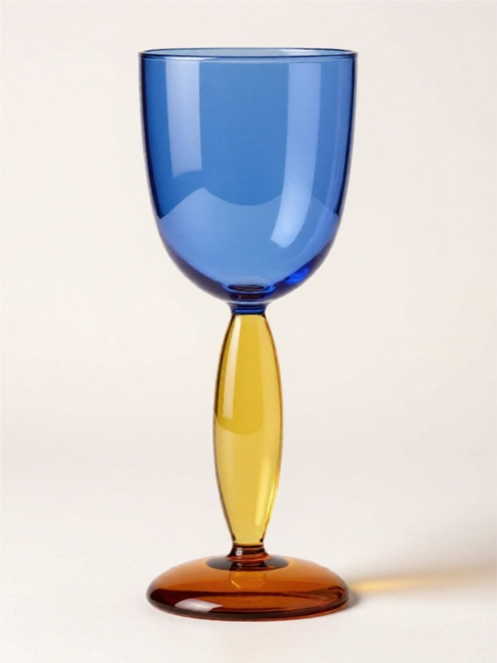 Hand-Blown Colorful Glassware – Wine Glass, Round Glass, or Decanter