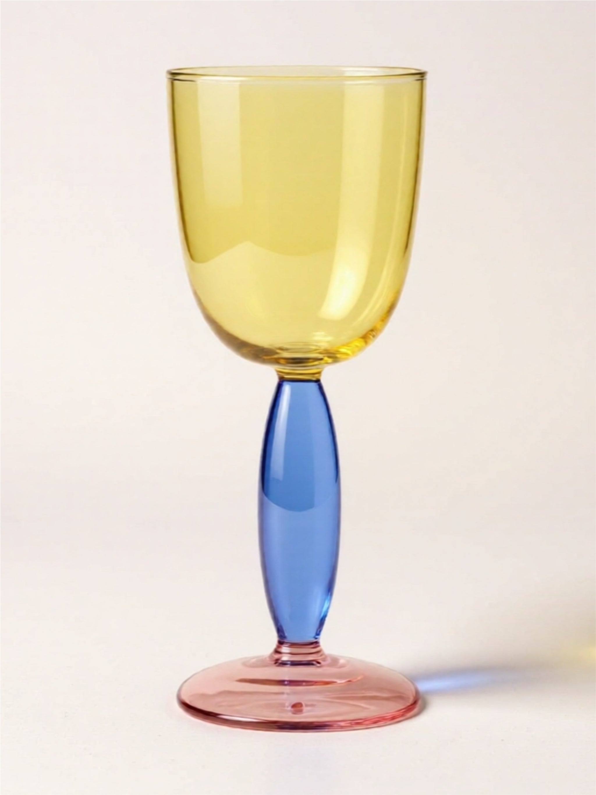 Hand-Blown Colorful Glassware – Wine Glass, Round Glass, or Decanter