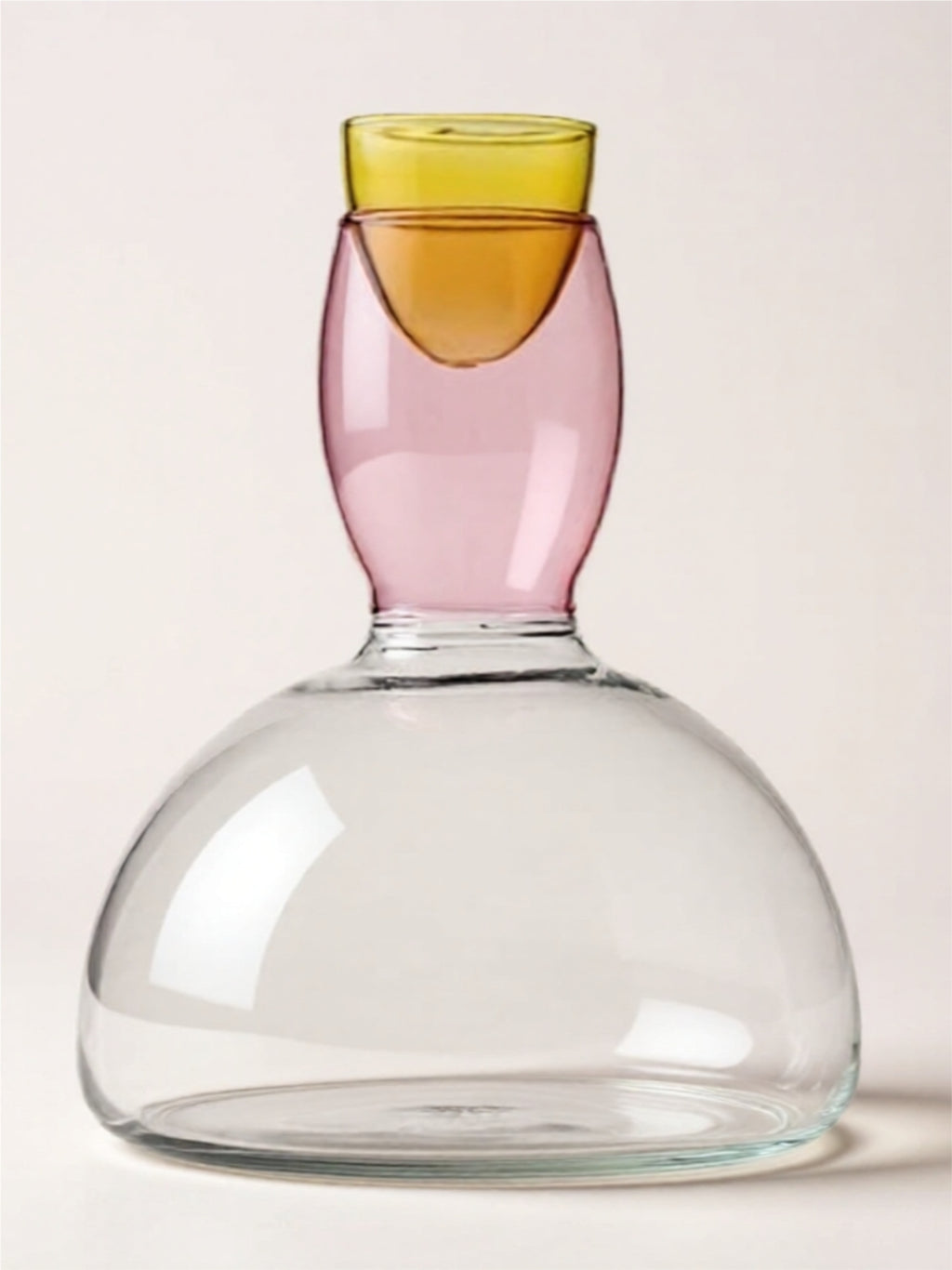 Hand-Blown Colorful Glassware – Wine Glass, Round Glass, or Decanter