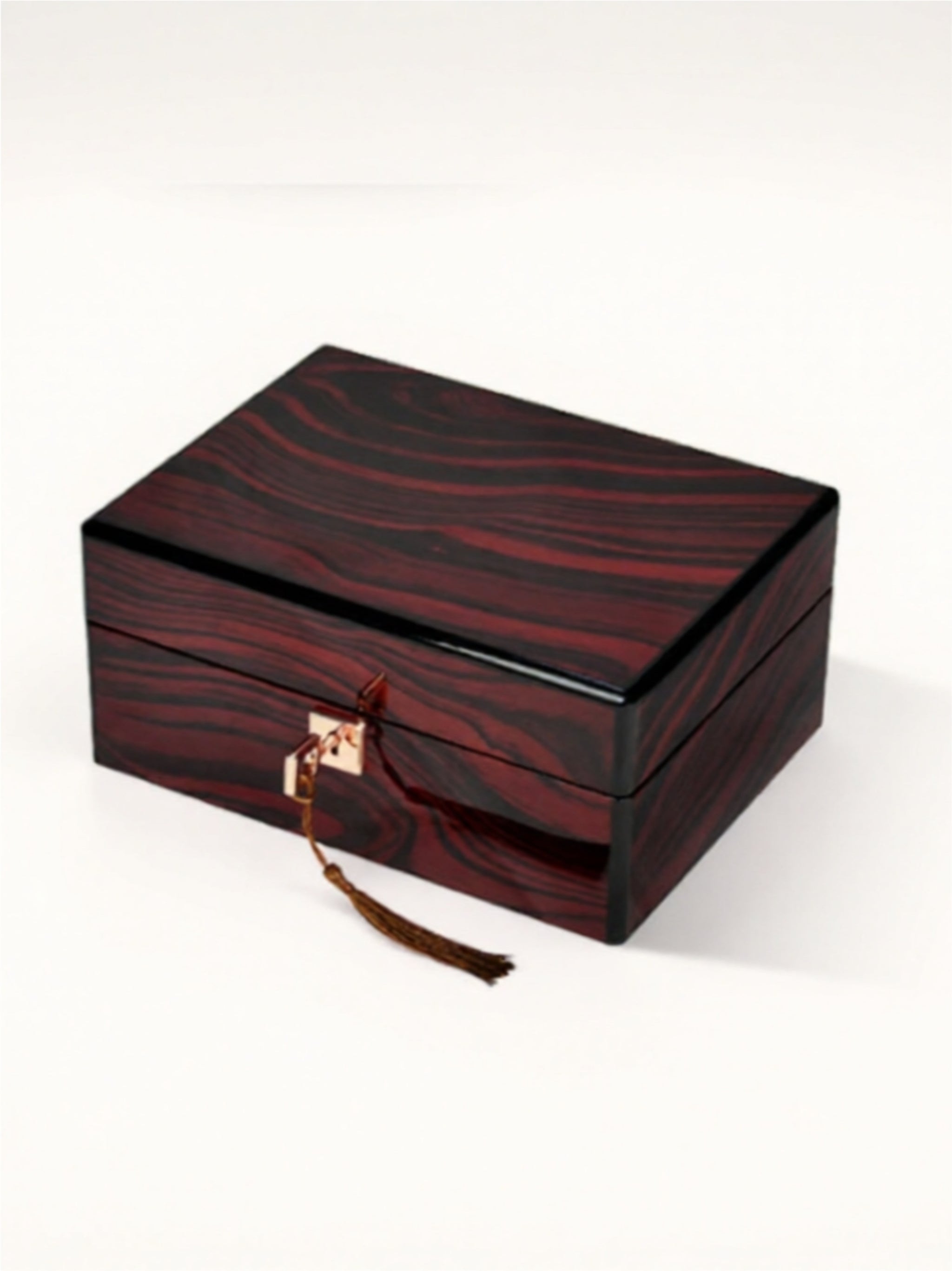 Ebony Wooden Watch Storage Box