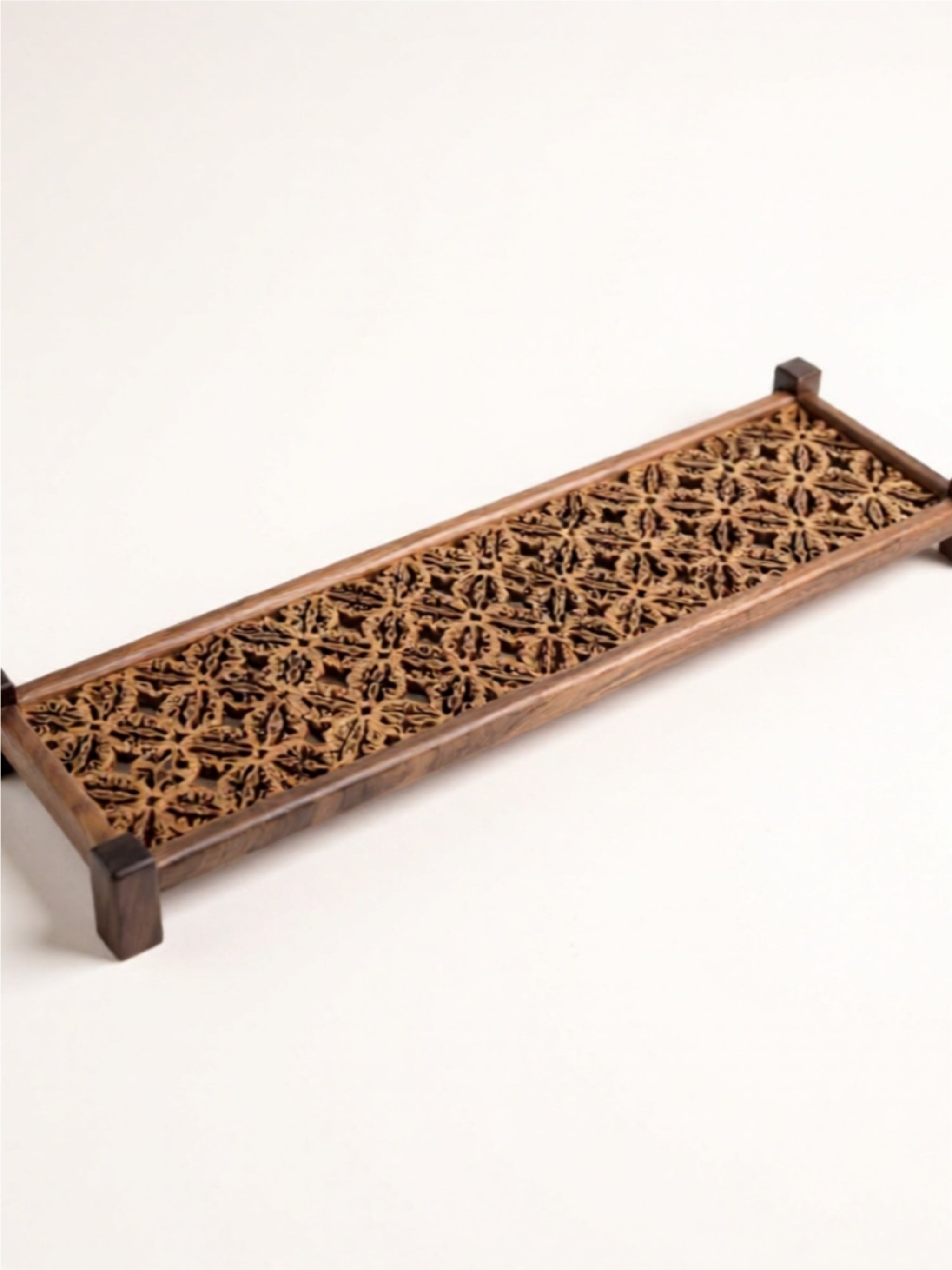 Walnut Wood Decorative Shelf