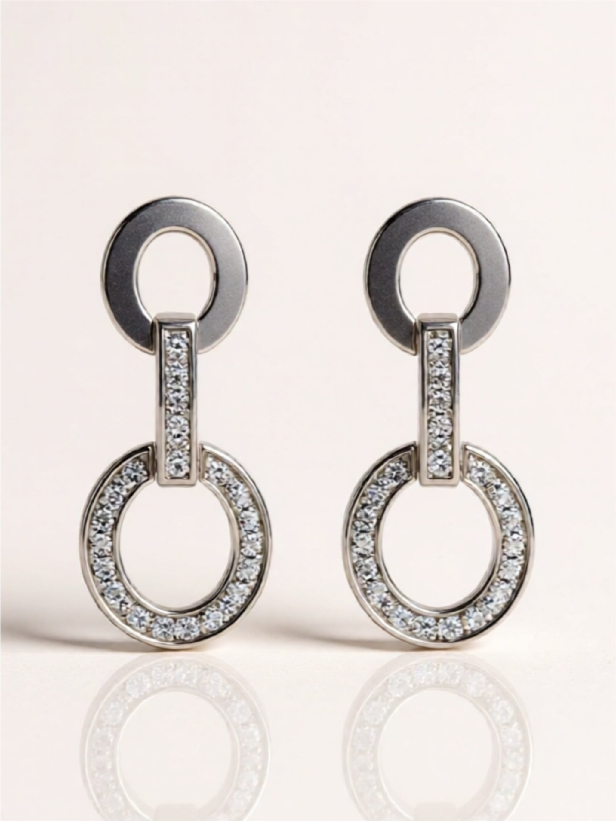 Moissanite Drop Earrings – 18K Gold Vermeil & Sterling Silver