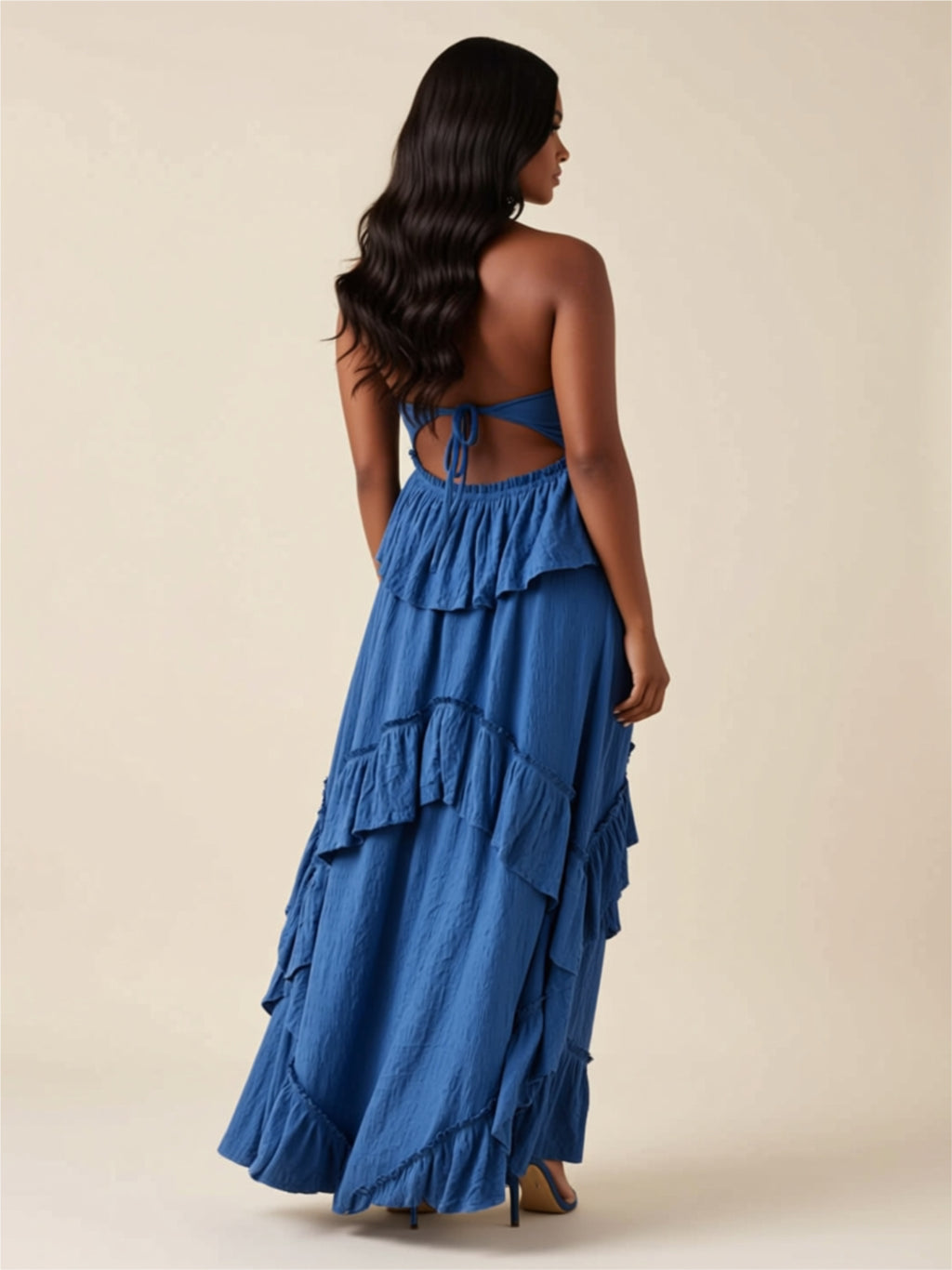 Ruffled Tiered Maxi Dress