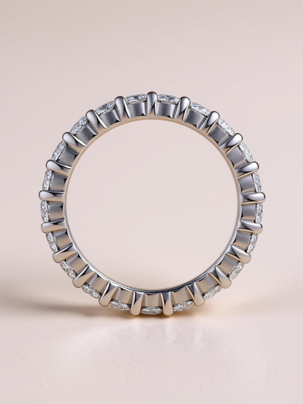 Moissanite Eternity Band