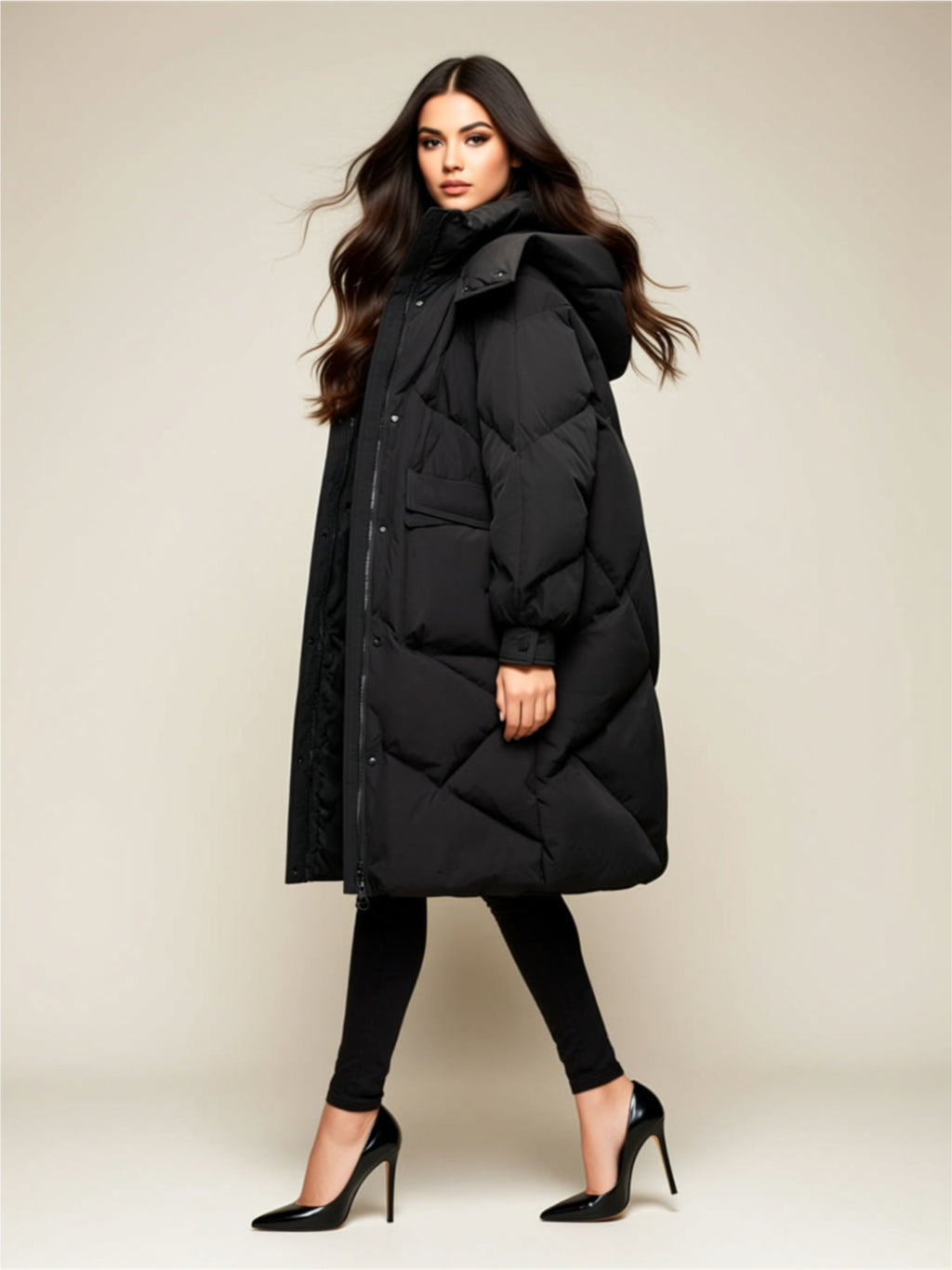 Long Puffer Coat