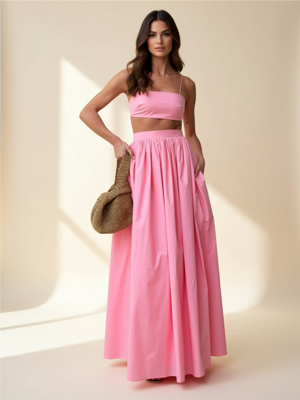 Two‑Piece Maxi Skirt Set