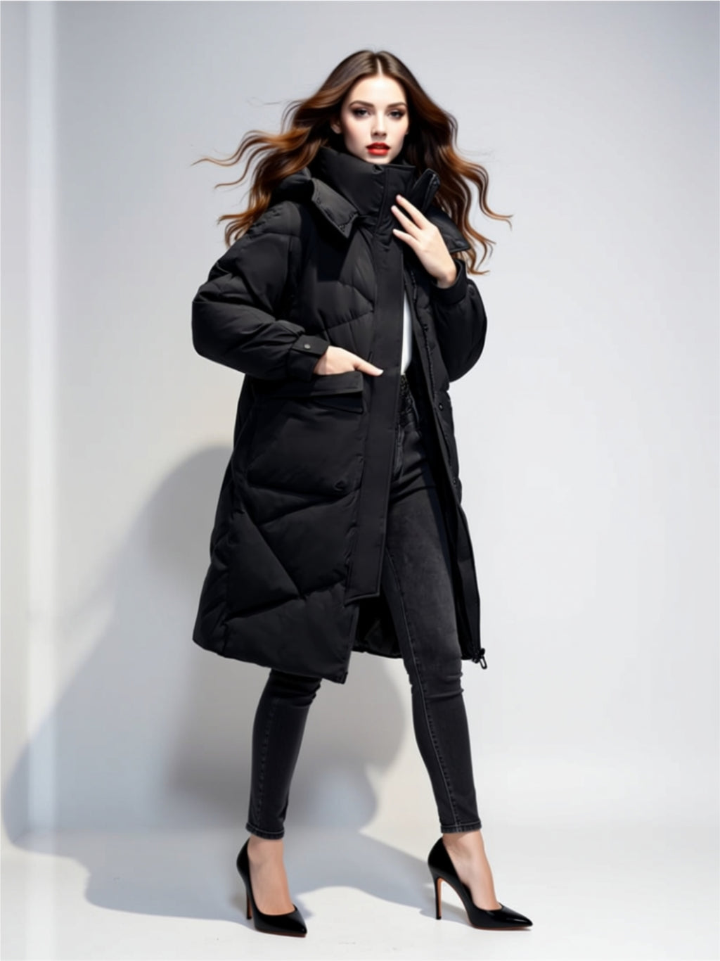 Long Puffer Coat