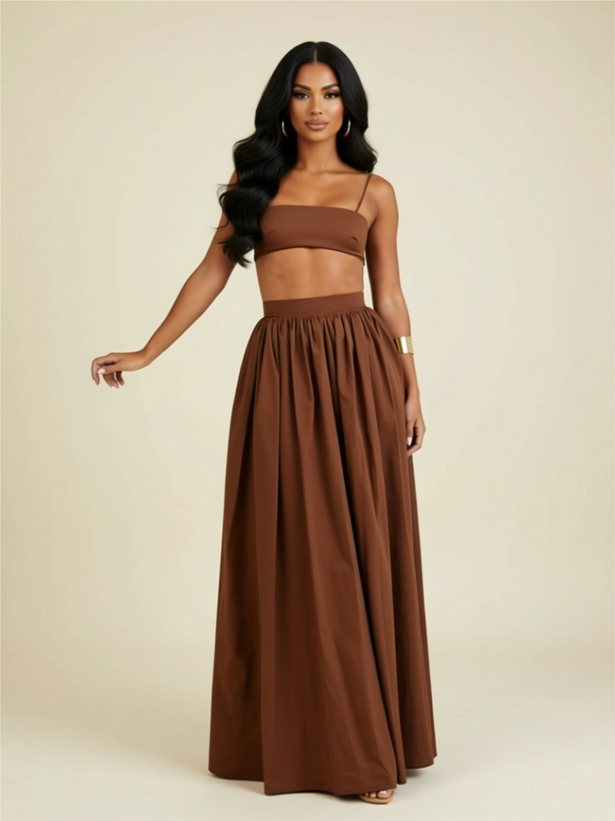 Two‑Piece Maxi Skirt Set