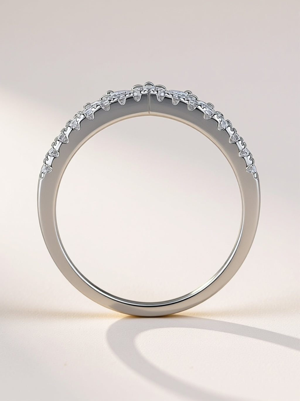 Tiara Moissanite Crown Ring
