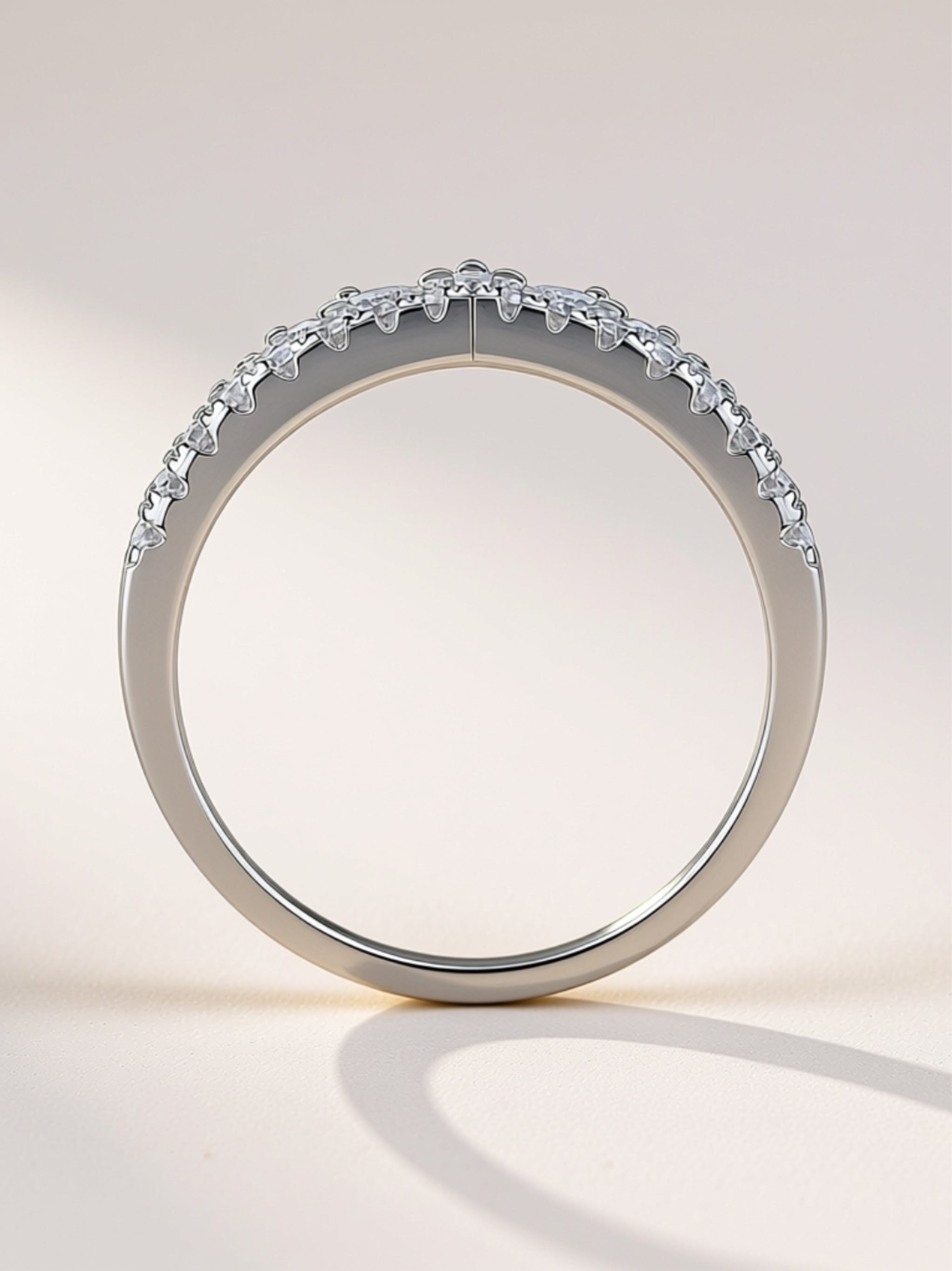 Tiara Moissanite Crown Ring