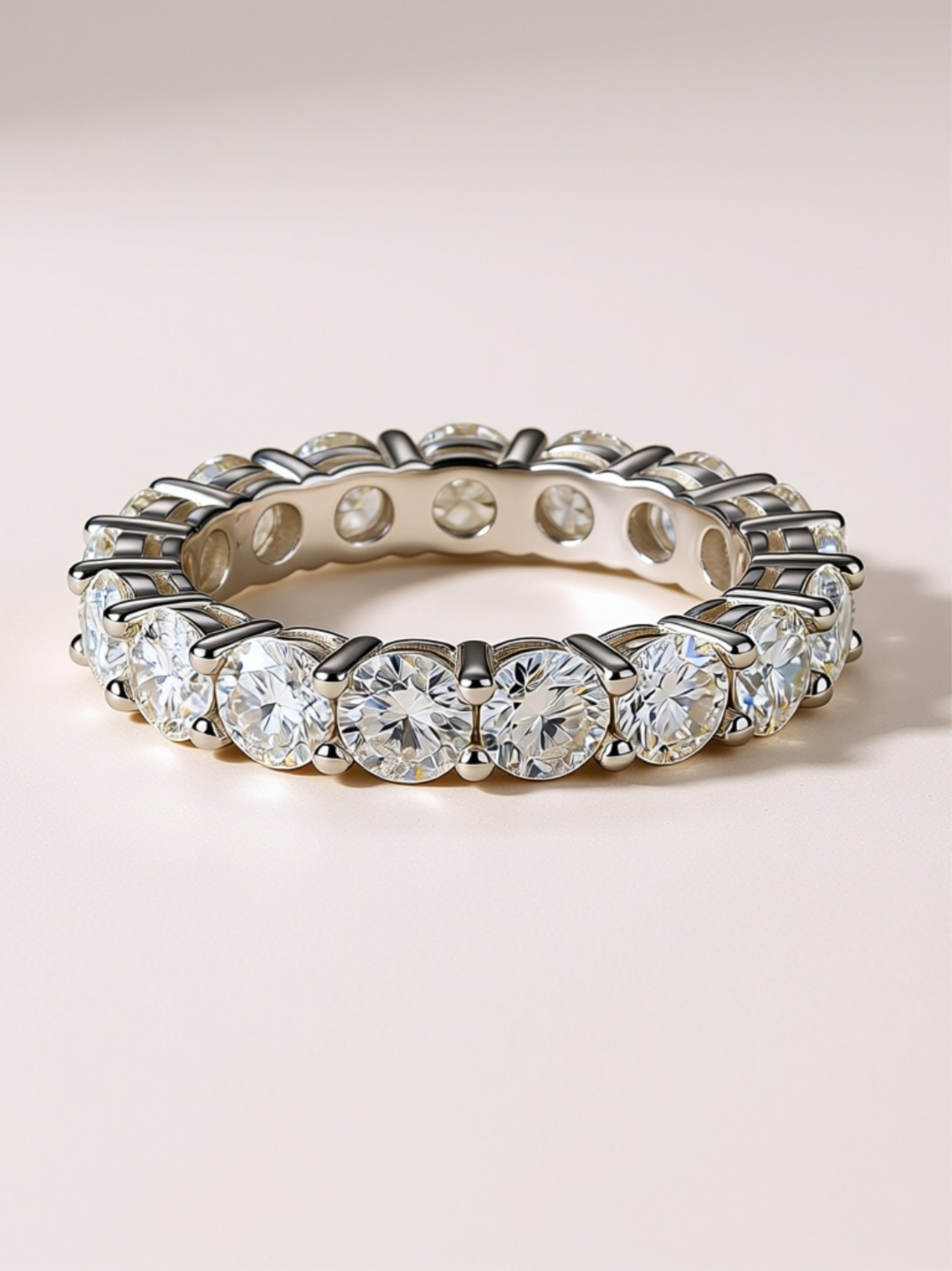 Luxury Moissanite Eternity Band