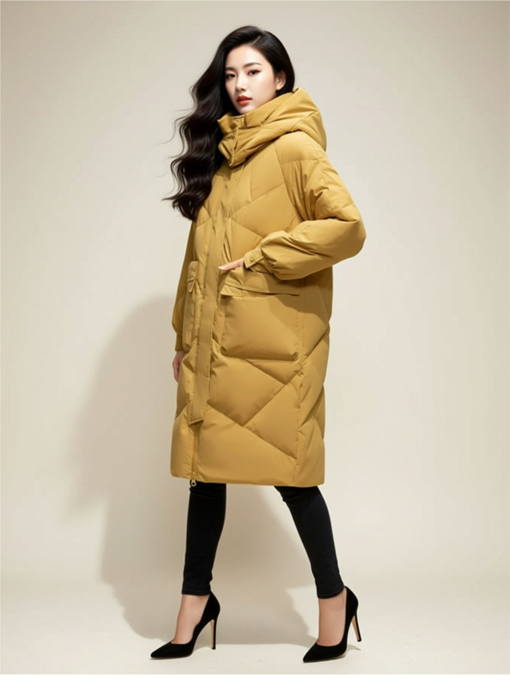 Long Puffer Coat