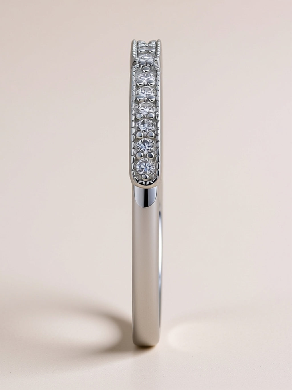 Dainty Moissanite Stacking Ring