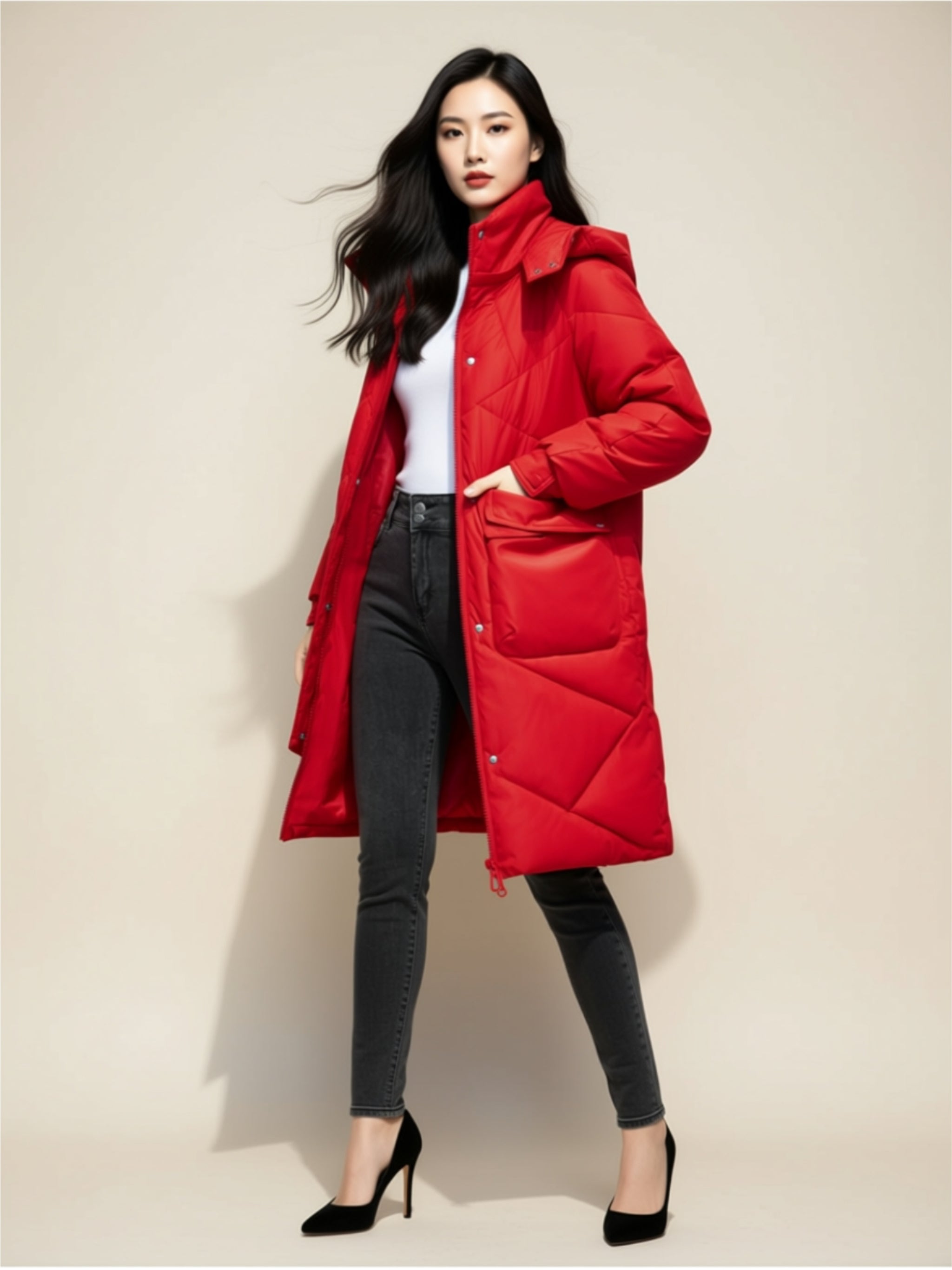 Long Puffer Coat