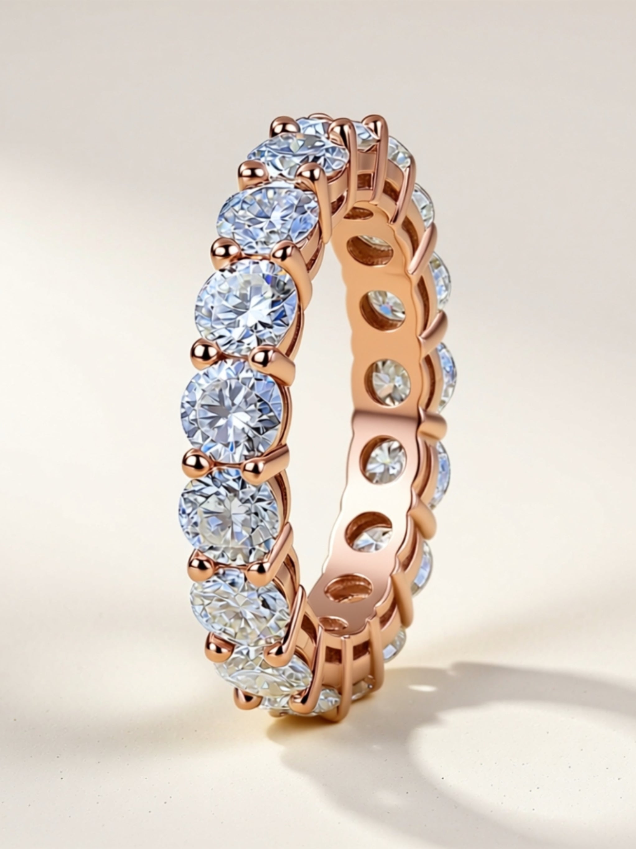 Luxury Moissanite Eternity Band