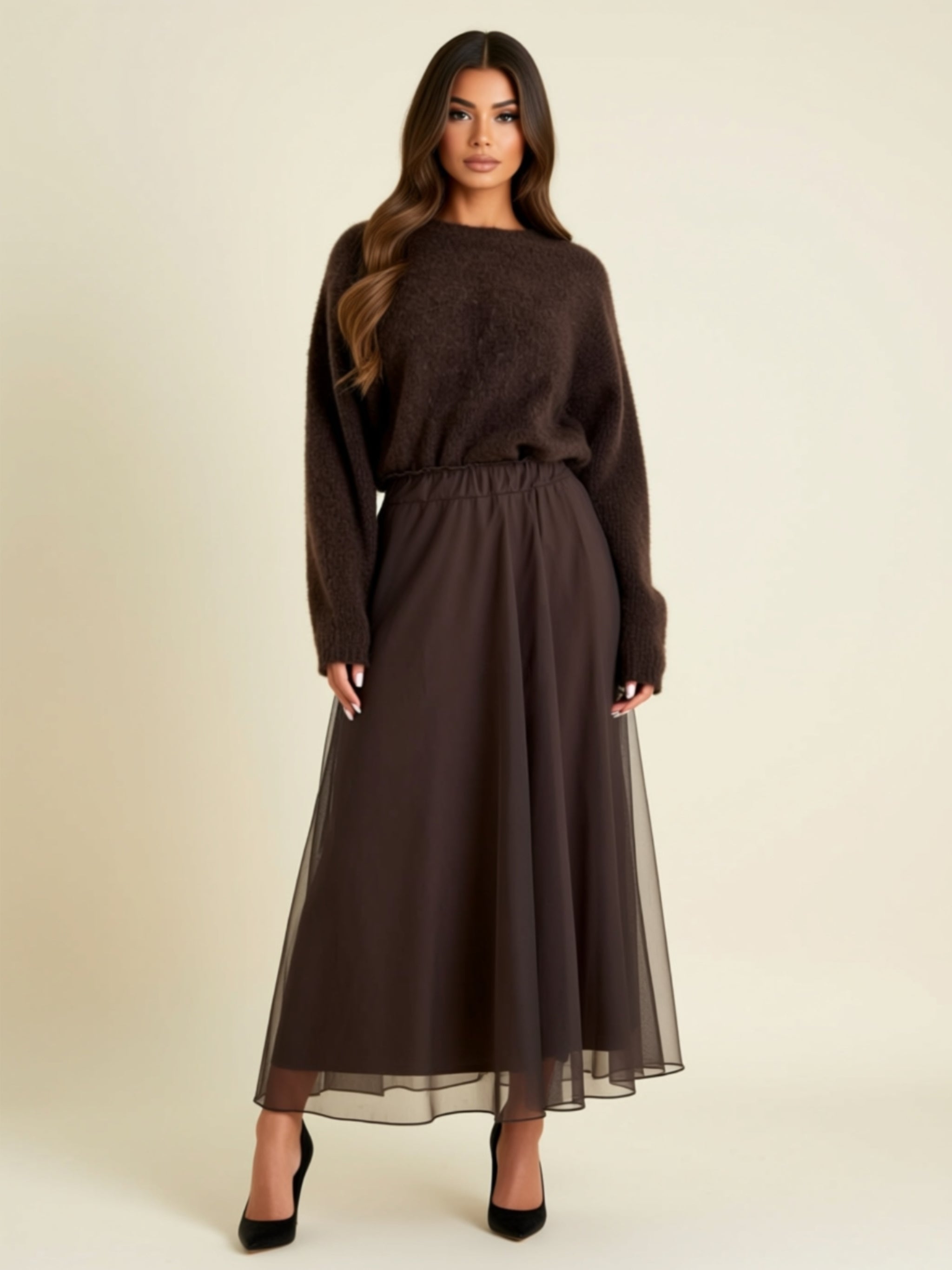 Chic Back Bow Sweater