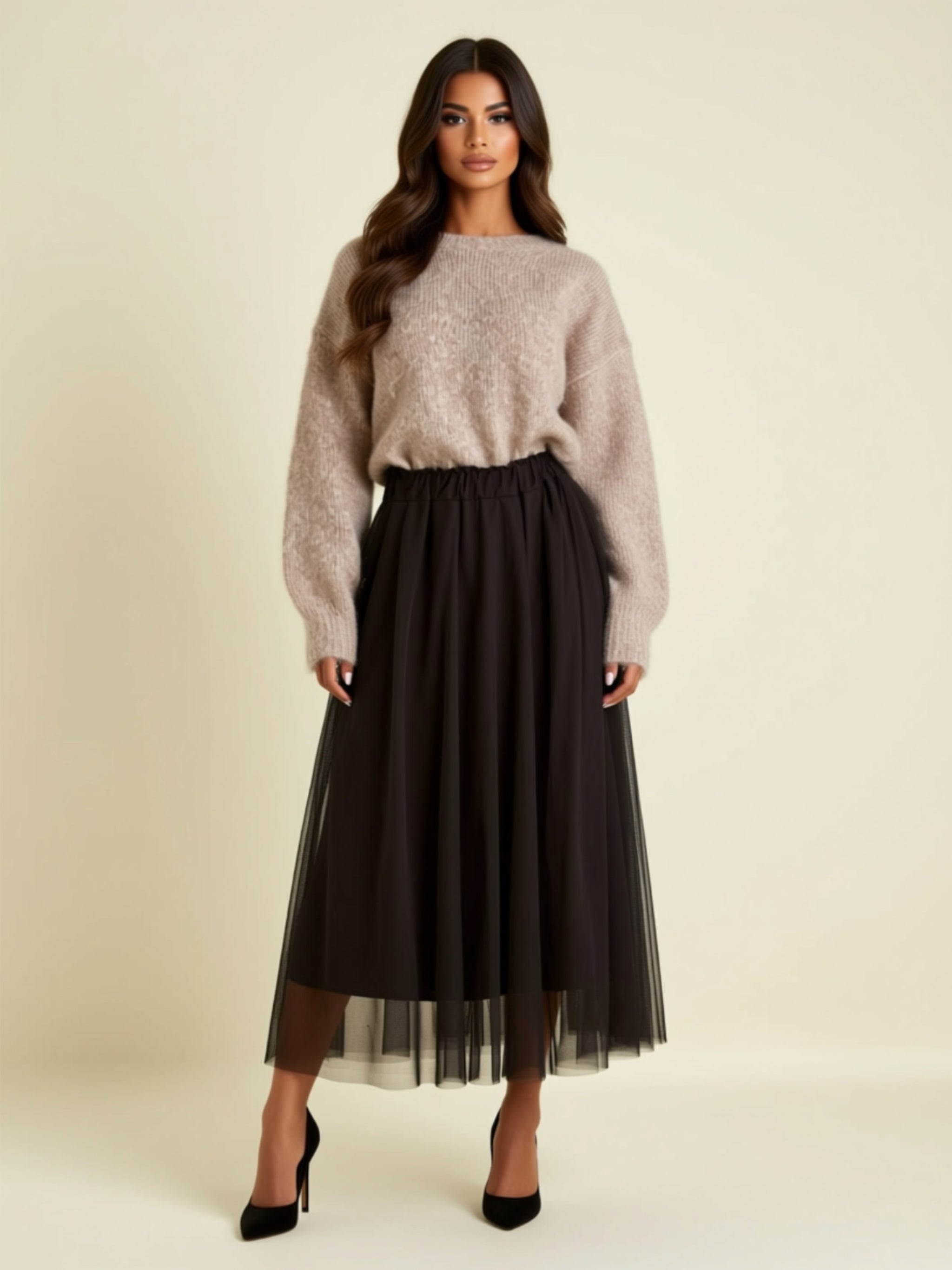 Chic Back Bow Sweater