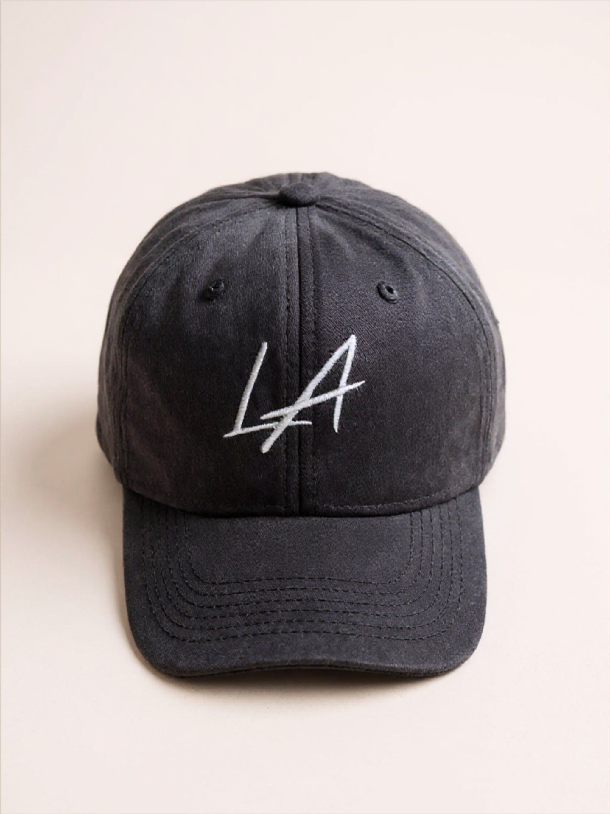 Washed Embroidered City Baseball Cap