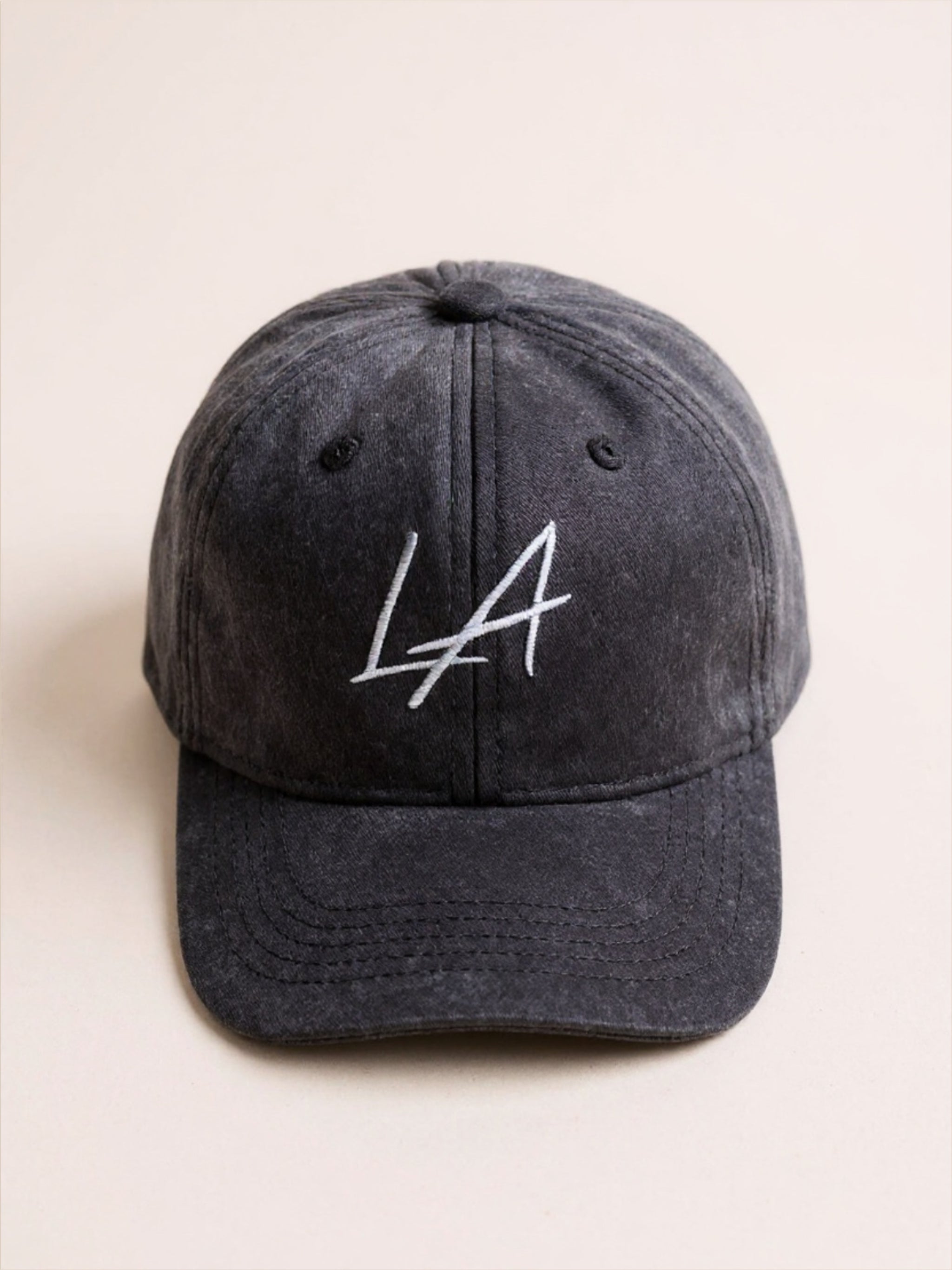 Washed Embroidered City Baseball Cap