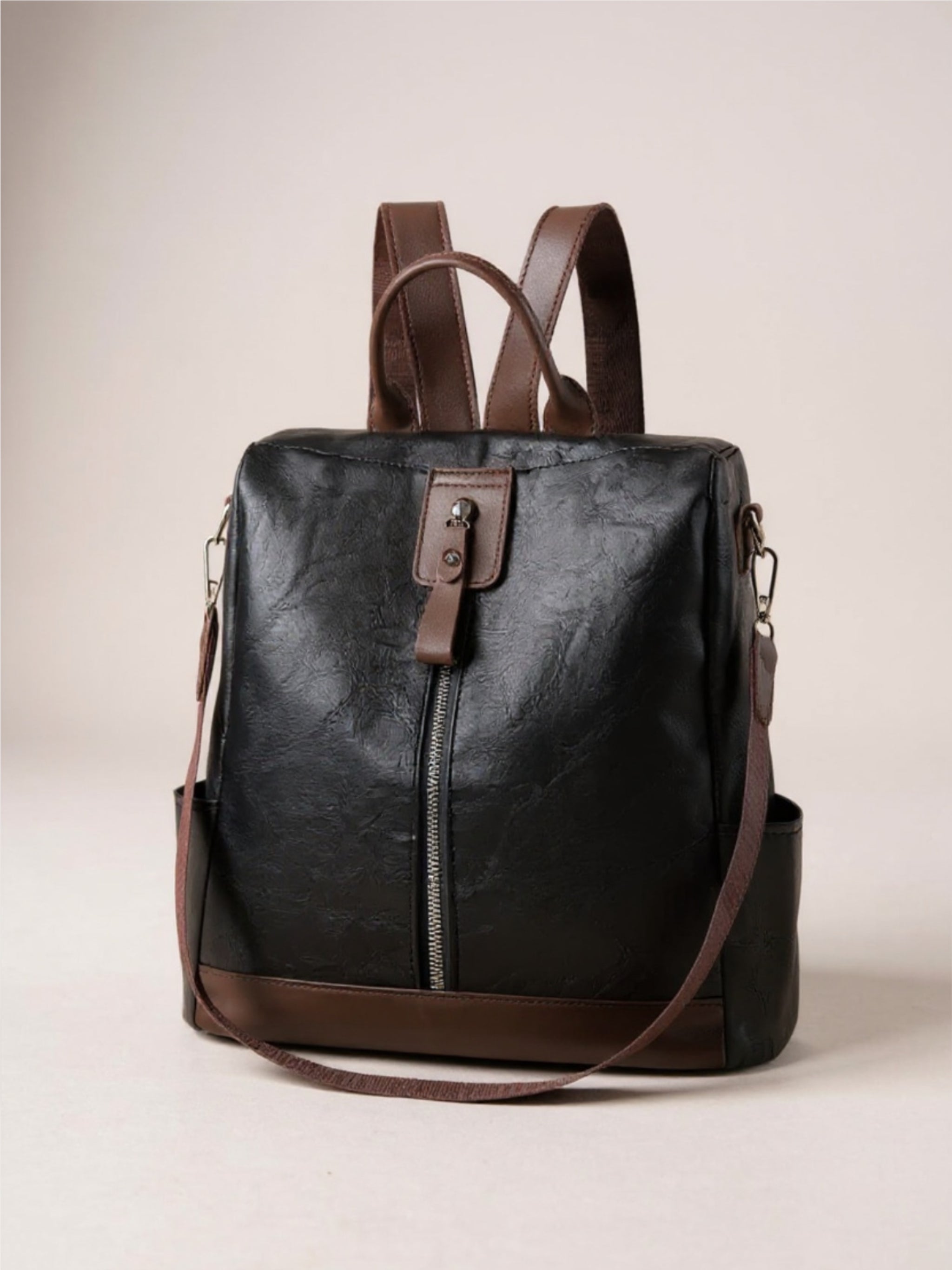 Vegan Leather Backpack Bag