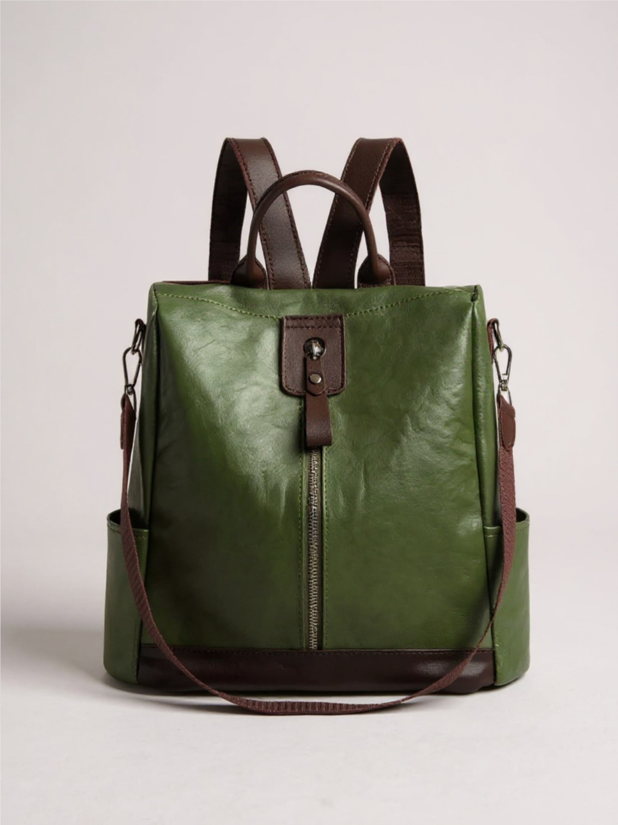 Vegan Leather Backpack Bag