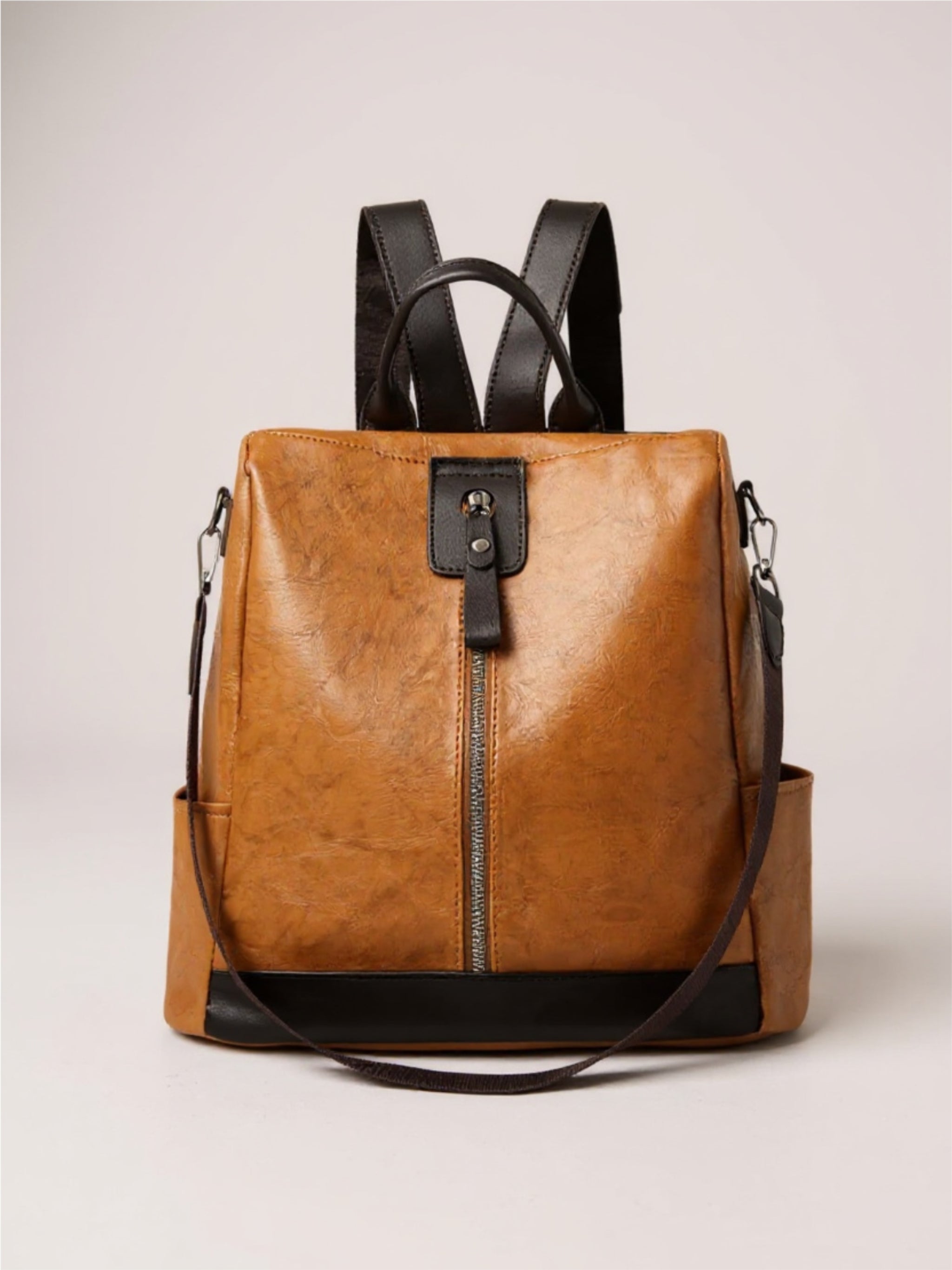 Vegan Leather Backpack Bag