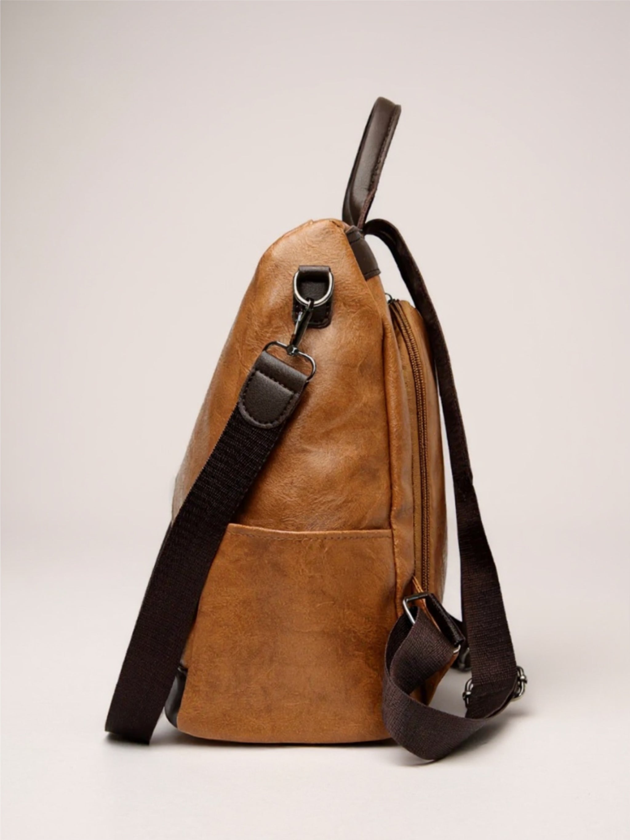 Vegan Leather Backpack Bag
