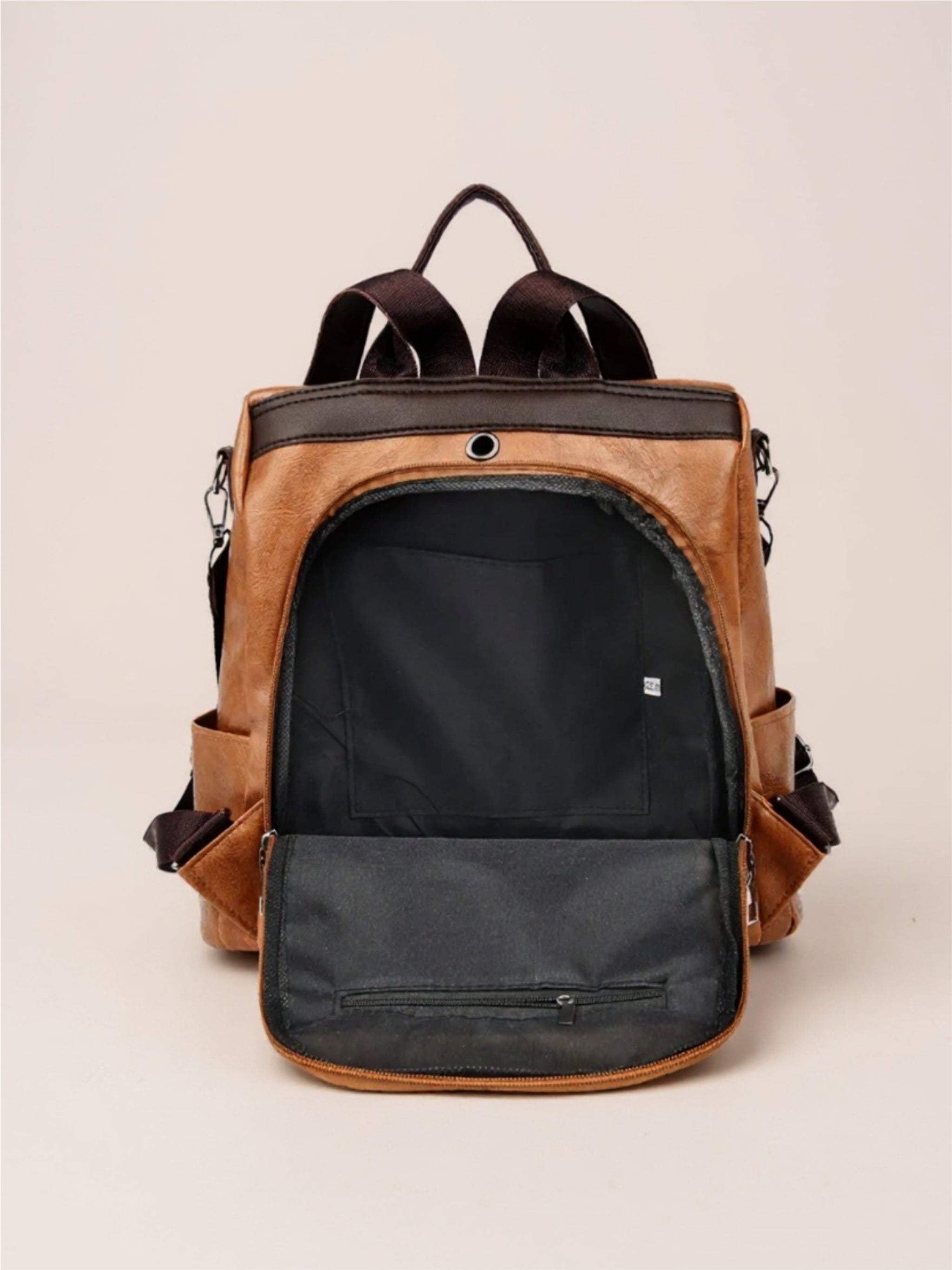 Vegan Leather Backpack Bag