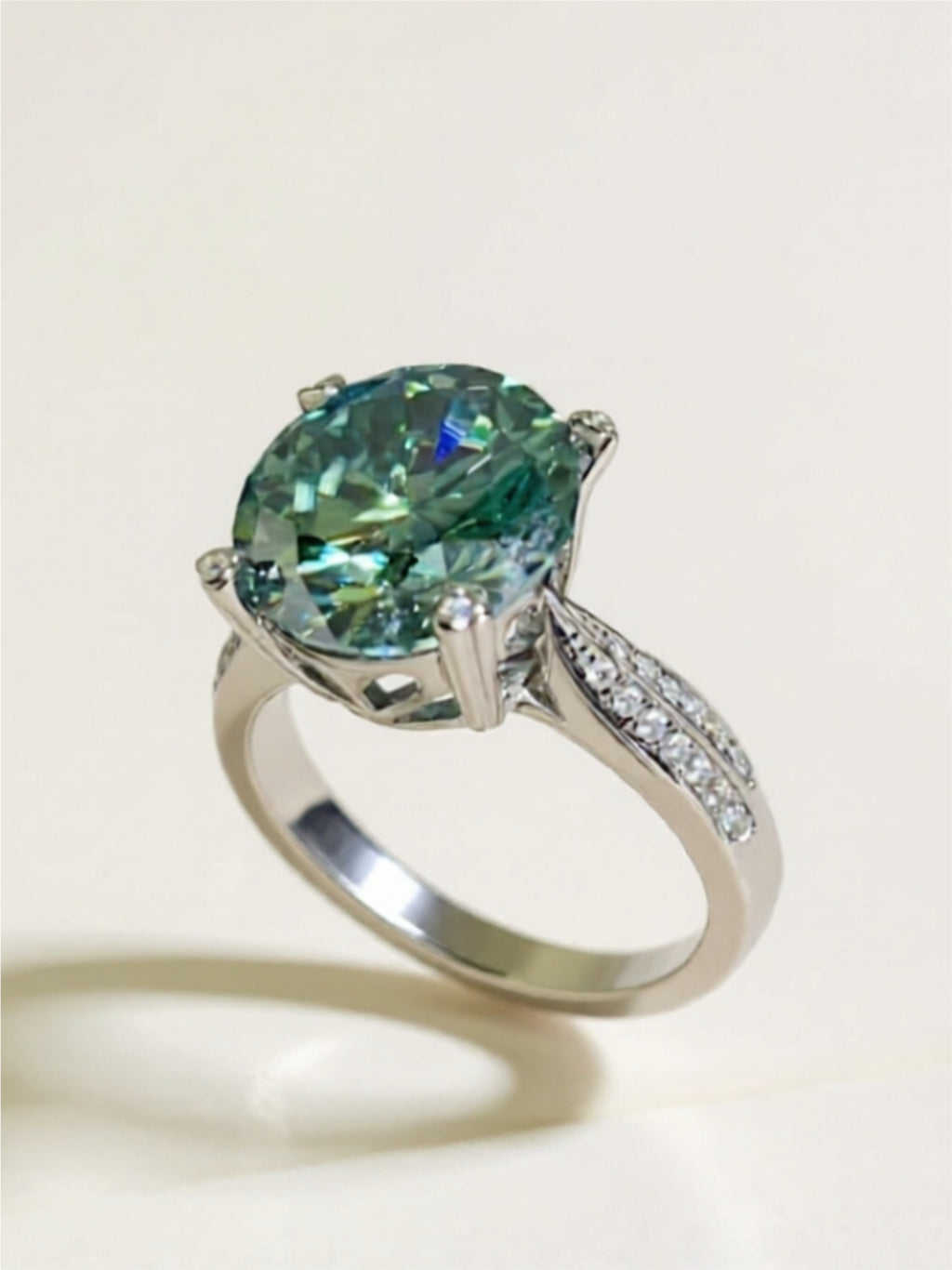 5 Carat Moissanite 925 Sterling Silver Ring