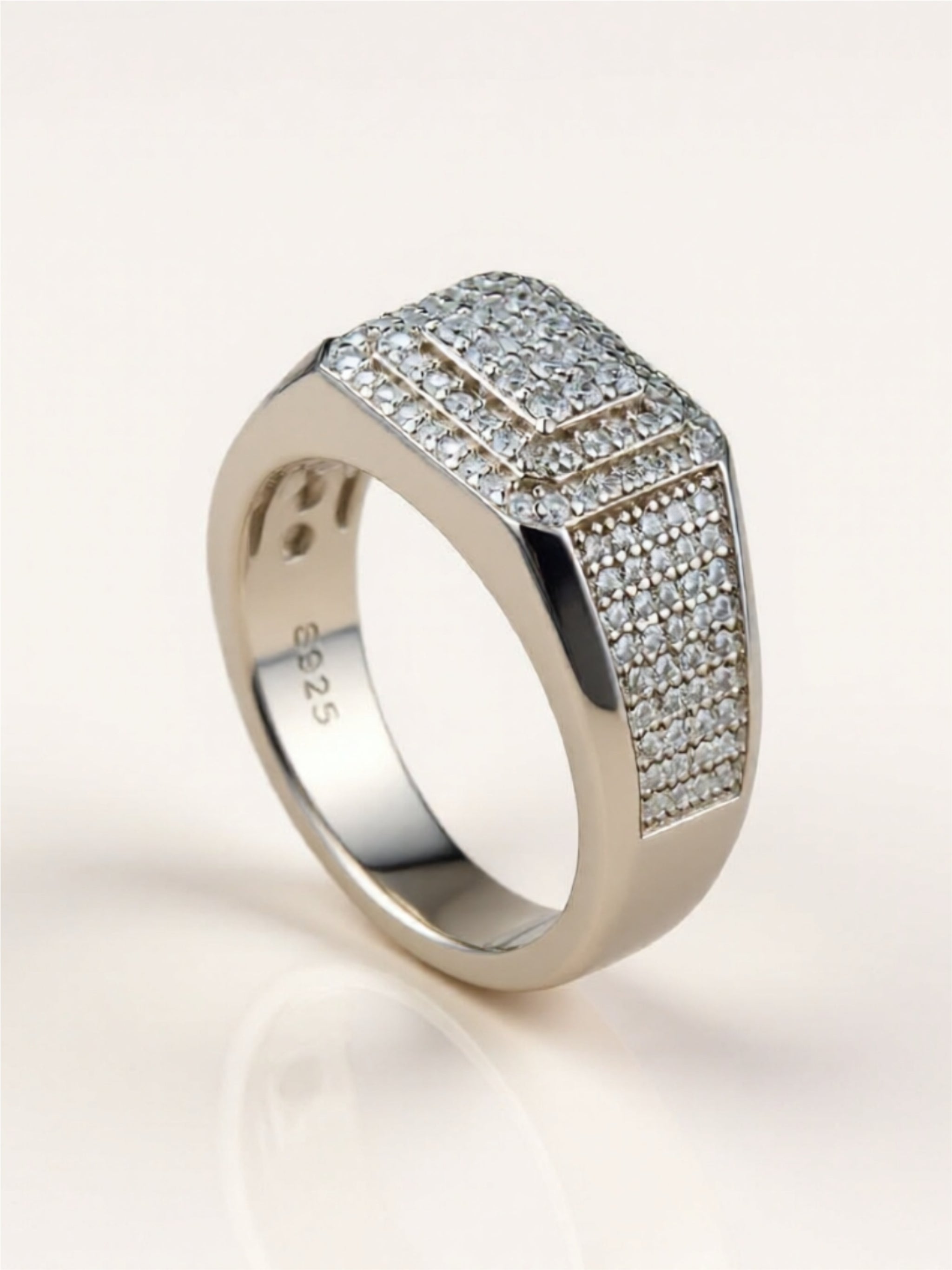 Moissanite 925 Sterling Silver Ring